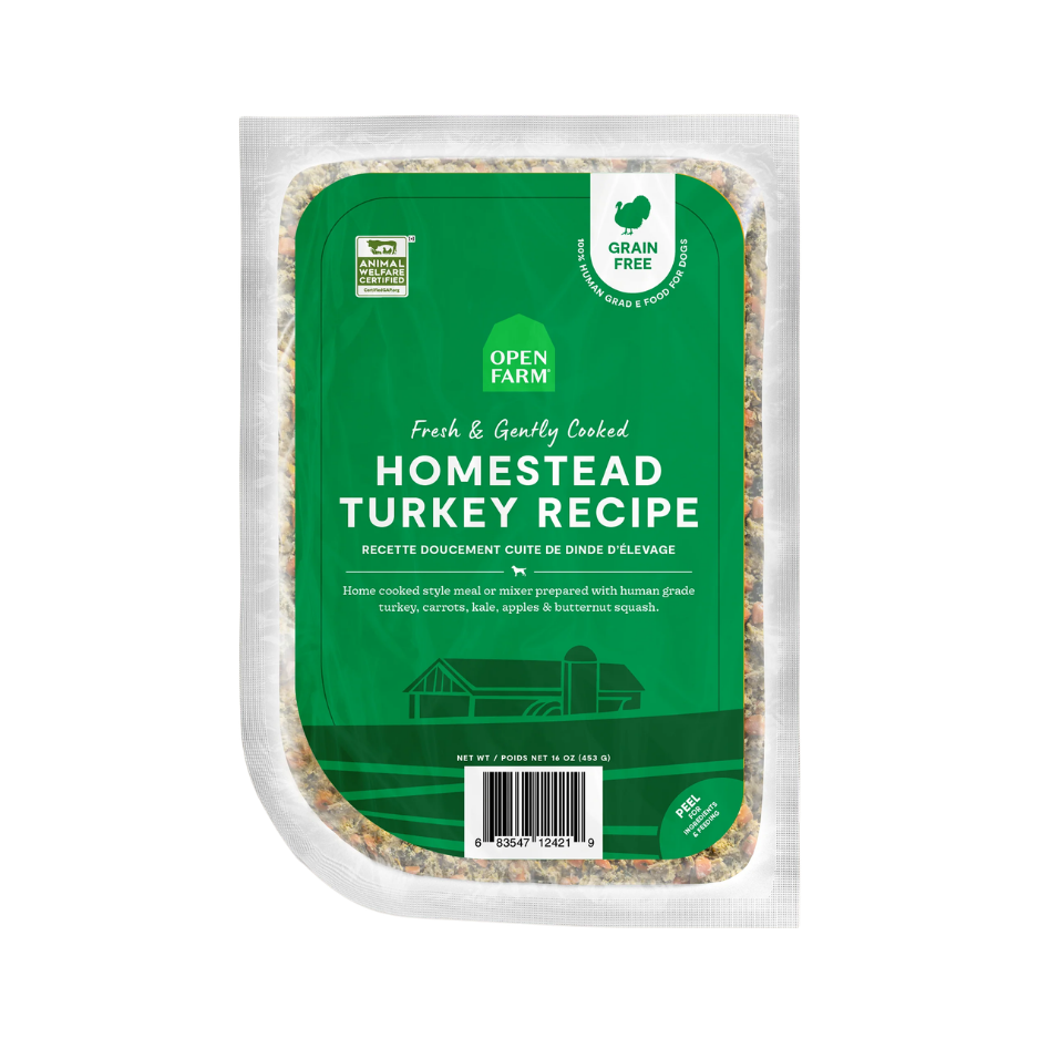 Open Farm Frozen Gently Cooked Turkey
