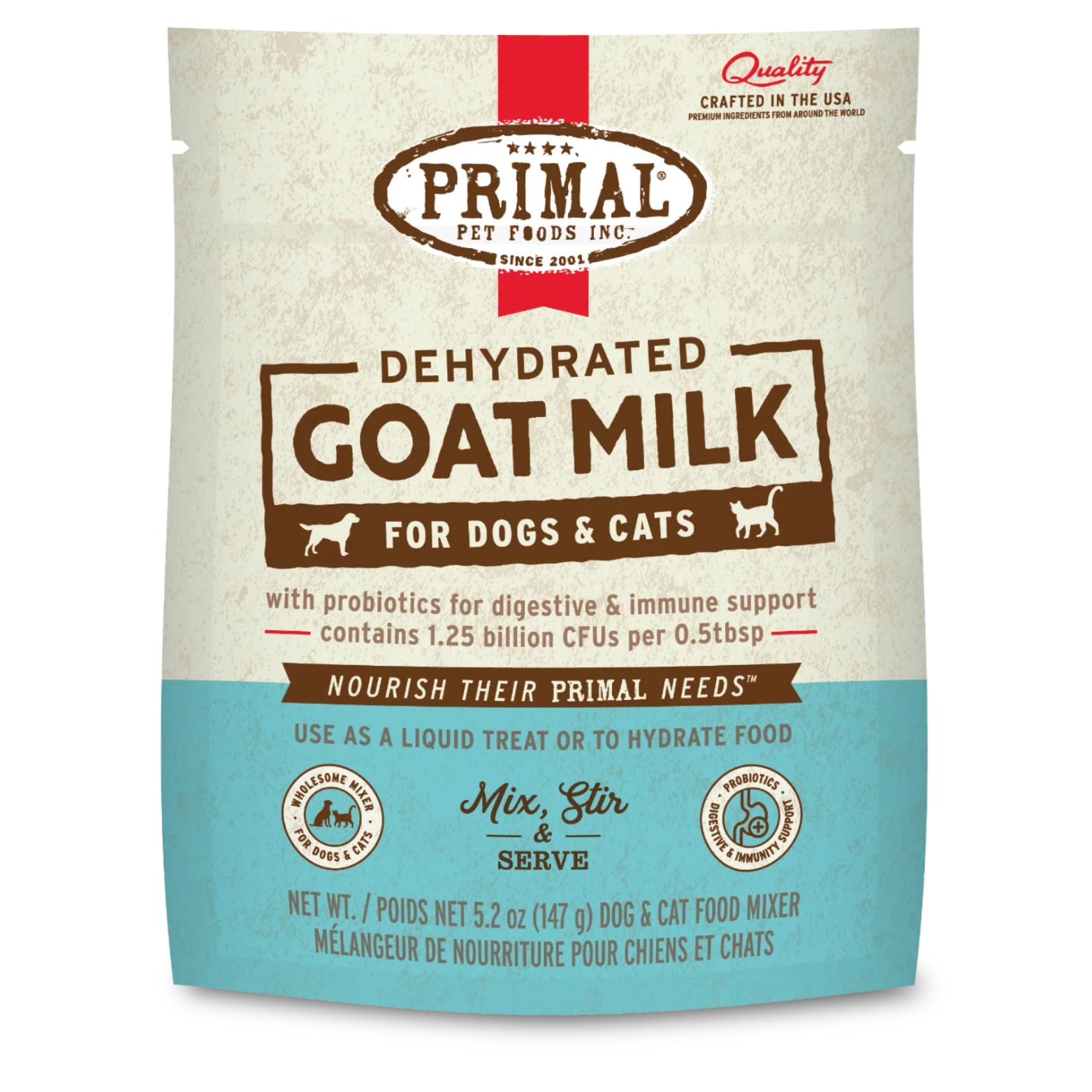 Front of a Primal Pet Foods ‘Freeze-Dried Raw Toppers’ bag, Beef Recipe Cupboard Cuts for dogs and cats. The orange and brown package shows beef cubes and vegetables, with text stating it is a whole-food meal topper for supplemental feeding.