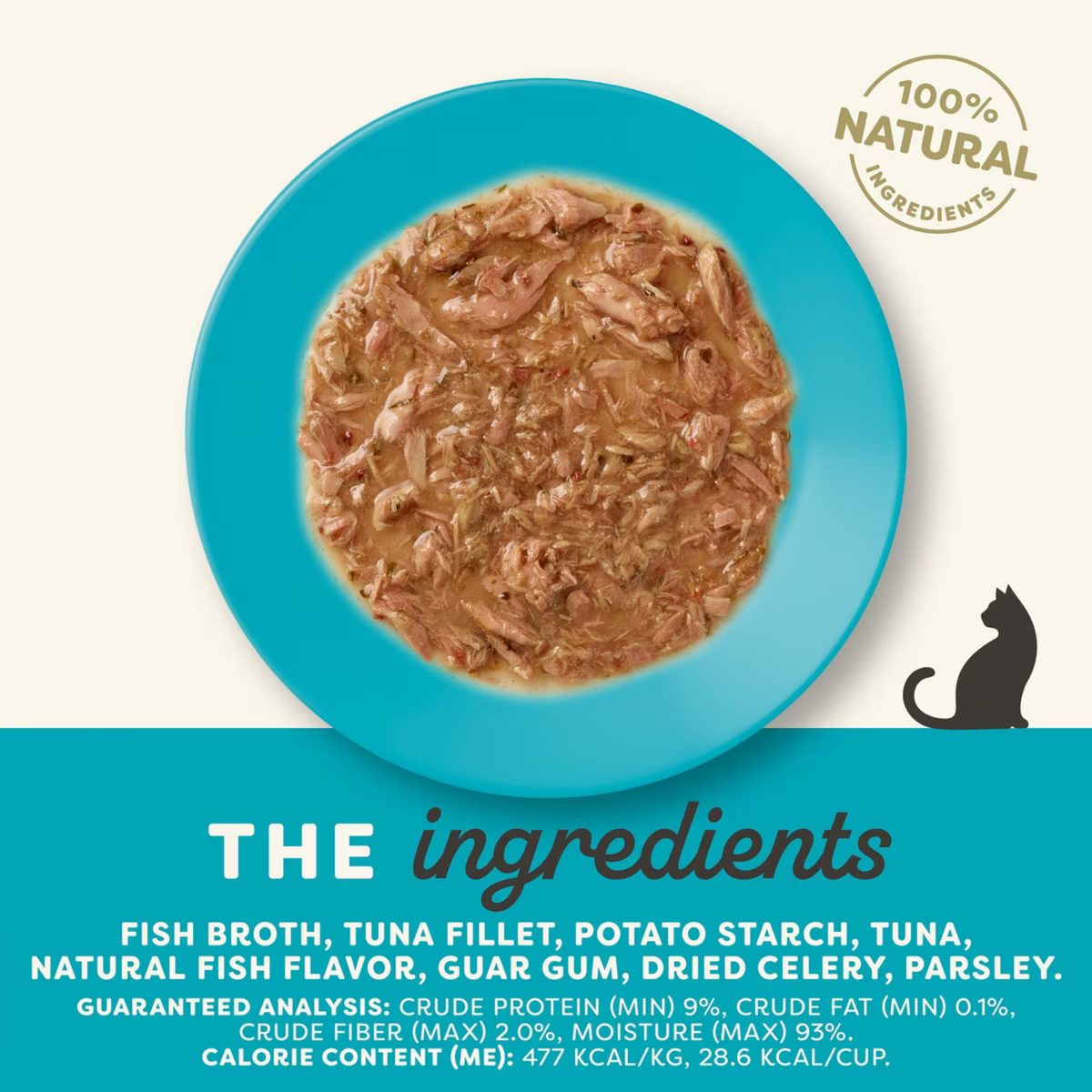Applaws Cat Grain Free Tuna Flakes in Gravy Peel Top Dish Canned Cat Food, 2.12-oz