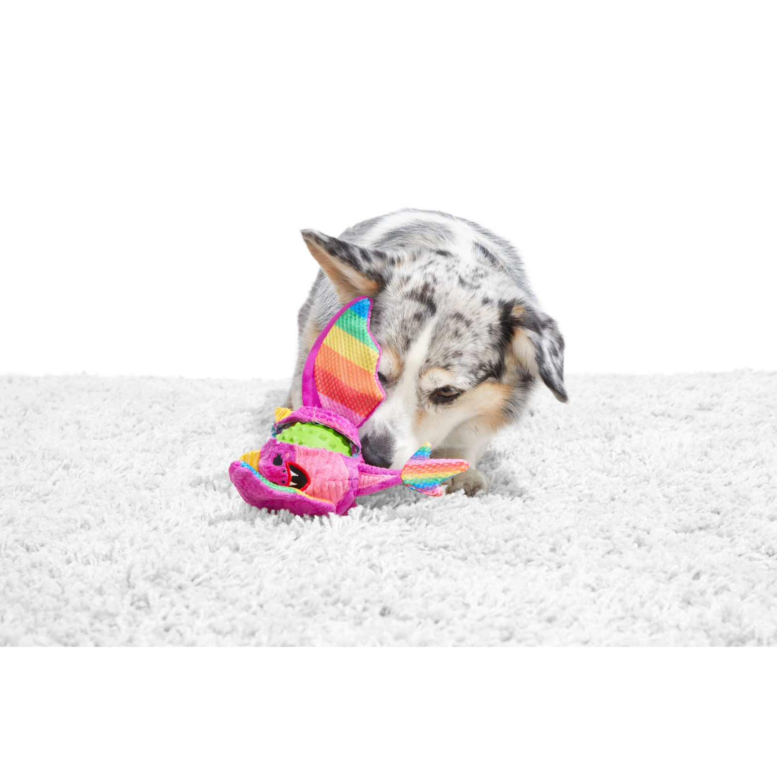 BARK Super Chewer Diva the Dragon Queen Plush Dog Toy