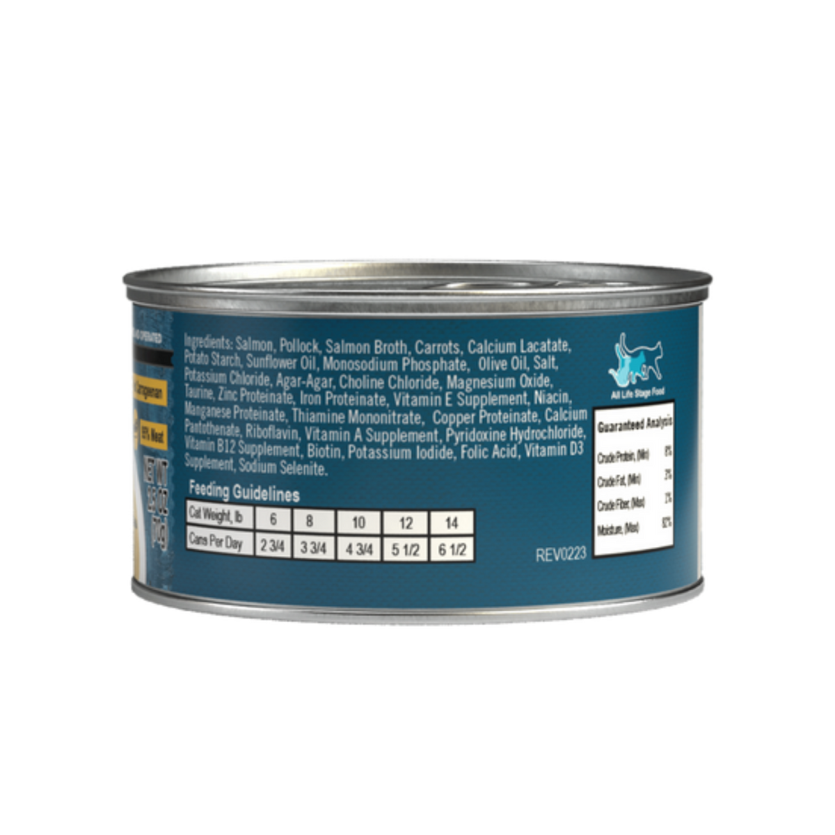 Lotus Just Juicy Salmon & Pollock Stew Grain-Free Canned Cat Food, 2.5 oz