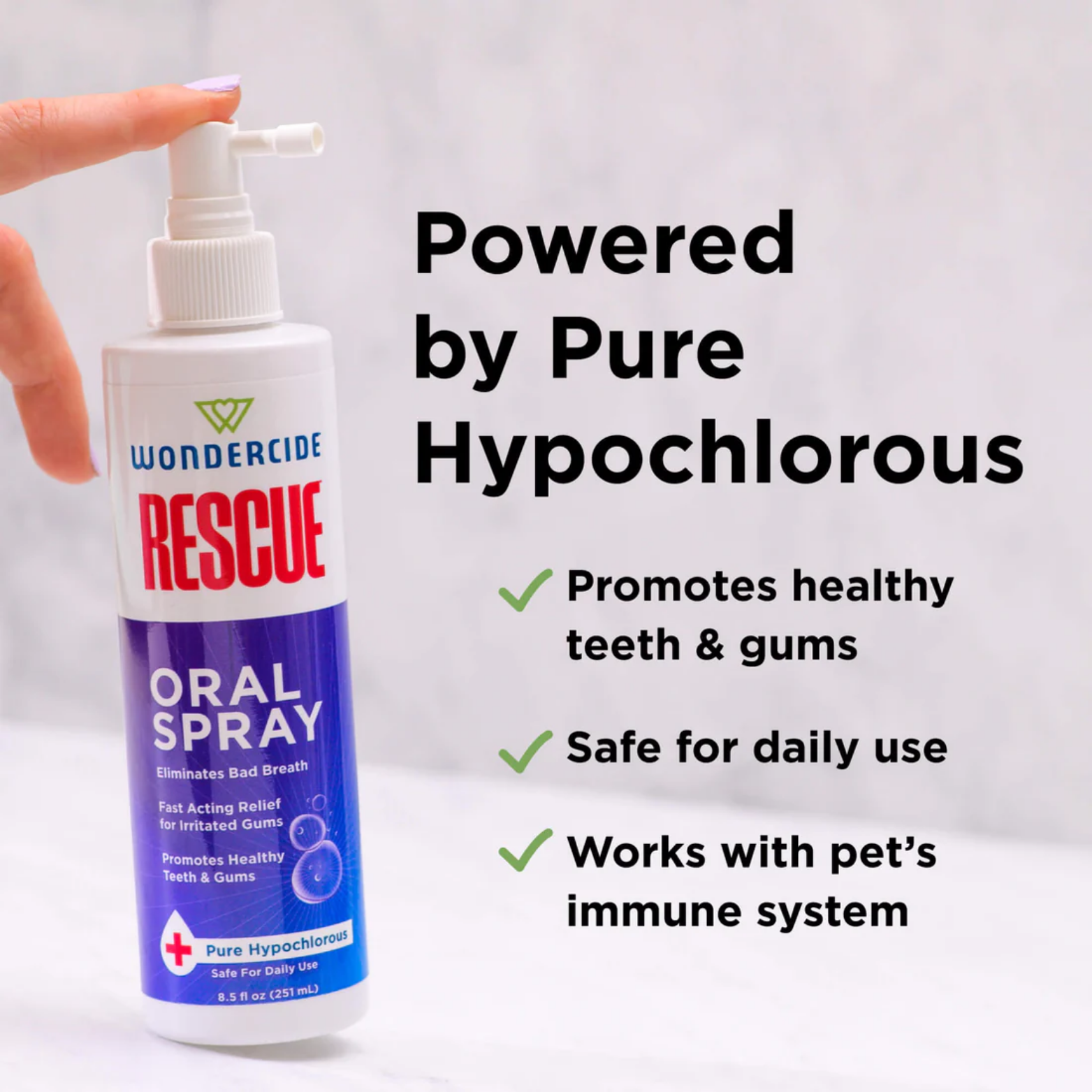 Wondercide Dog & Cat Rescue Oral Spray 8.5oz