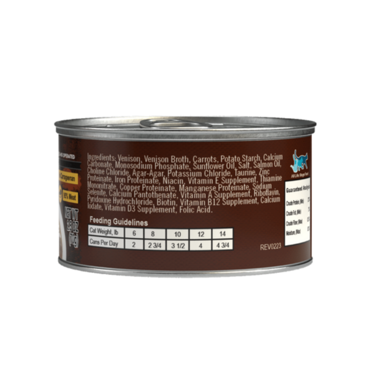 Lotus Just Juicy Venison Stew Grain-Free Canned Cat Food, 2.5 oz