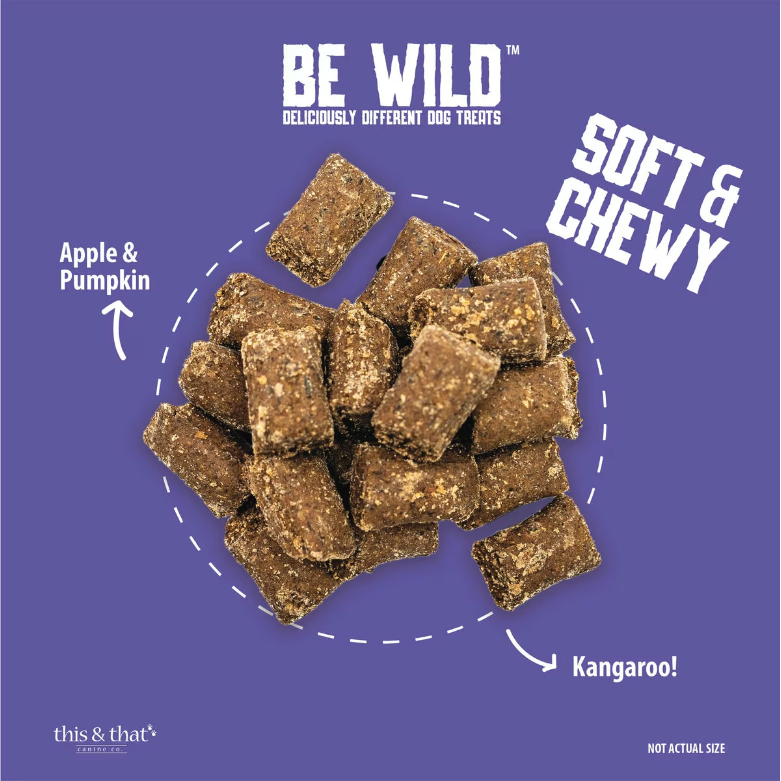 This & That Be Wild Exotic Treats & Trainers Kangaroo Dog Treats 5.3oz