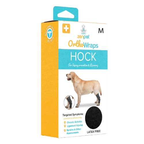 ZenPet Ortho Wrap Hock Protector for Dogs, Joint & Injury Support Wrap