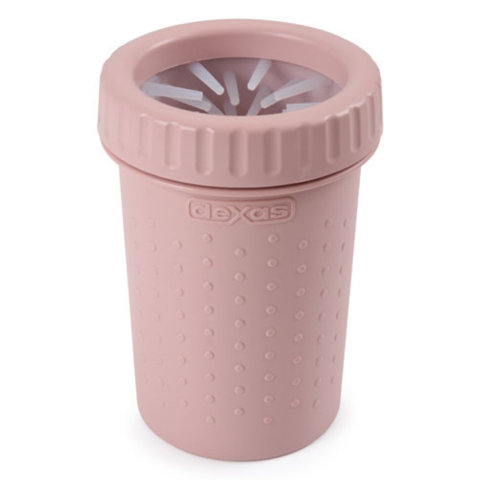 Dexas Popware for Pets MudBuster Portable Dog Paw Cleaner Blush