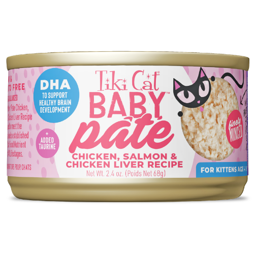 Tiki Cat Baby Pâté Chicken, Salmon & Chicken Liver Recipe