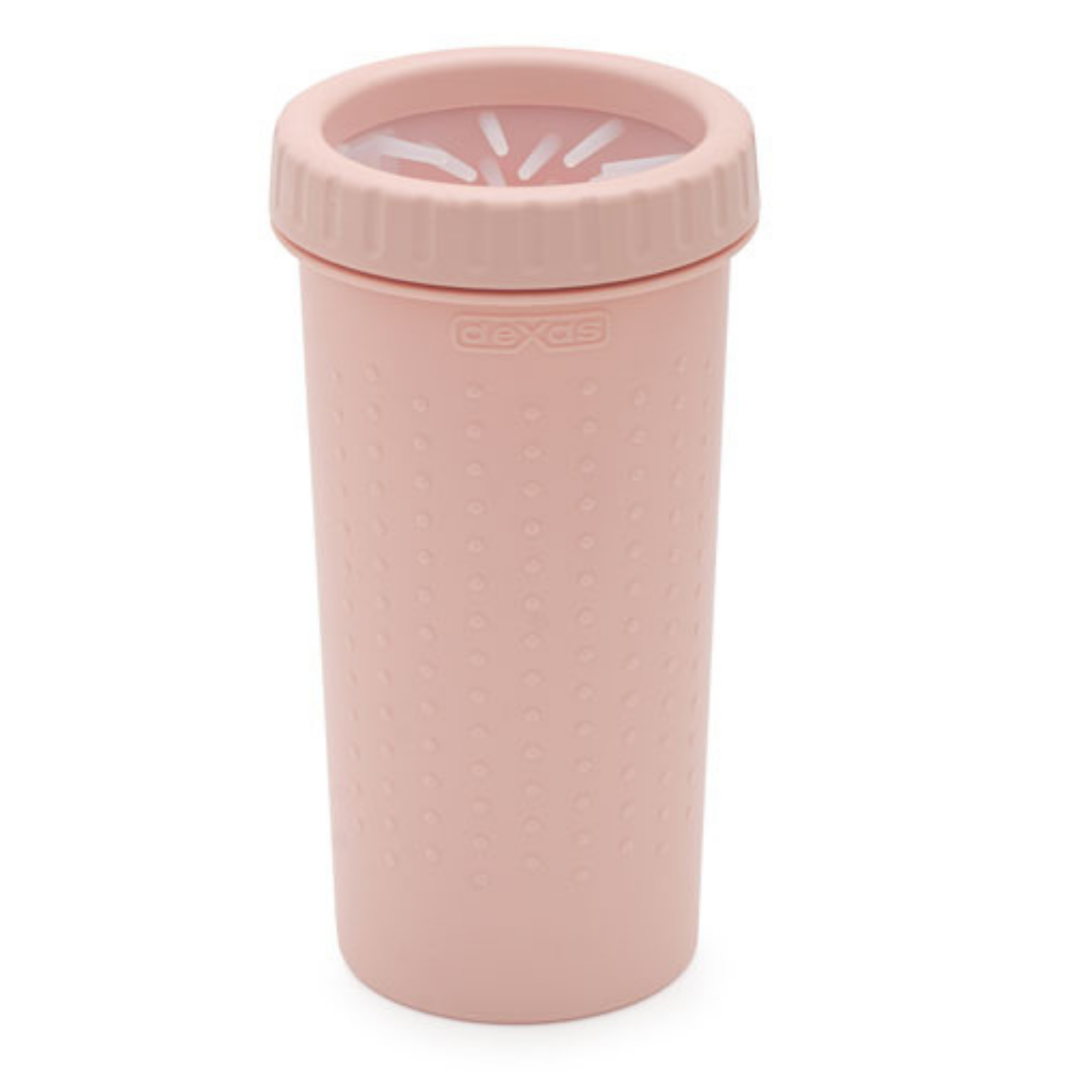 Dexas Popware for Pets MudBuster Portable Dog Paw Cleaner Blush