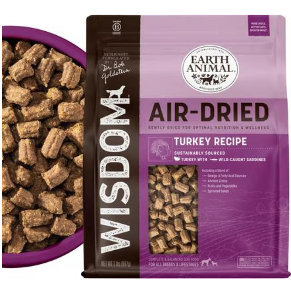 Earth Animal Wisdom Air-Dried Turkey Recipe for Dogs