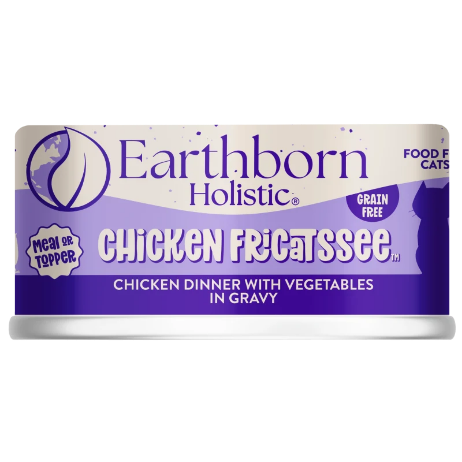 Earthborn Holistic Chicken Fricatssee Grain-Free Natural Canned Cat & Kitten Food