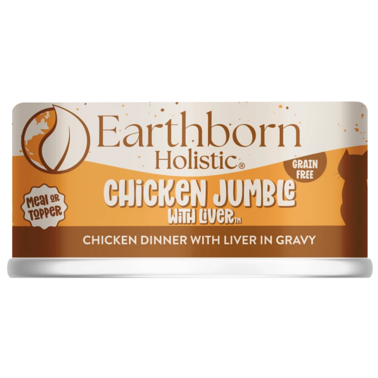 Earthborn Holistic Chicken Jumble with Liver Grain-Free Natural Canned Cat & Kitten Food