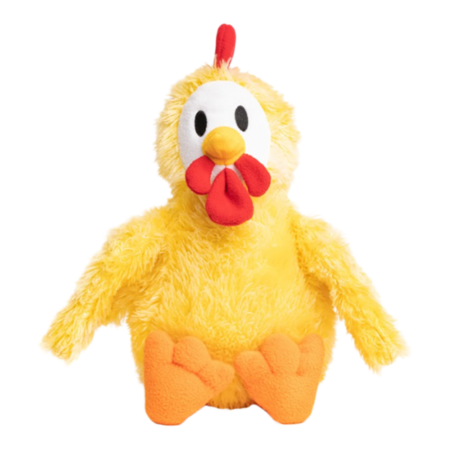 Fab Dog Fluffy Chicken Dog Toy