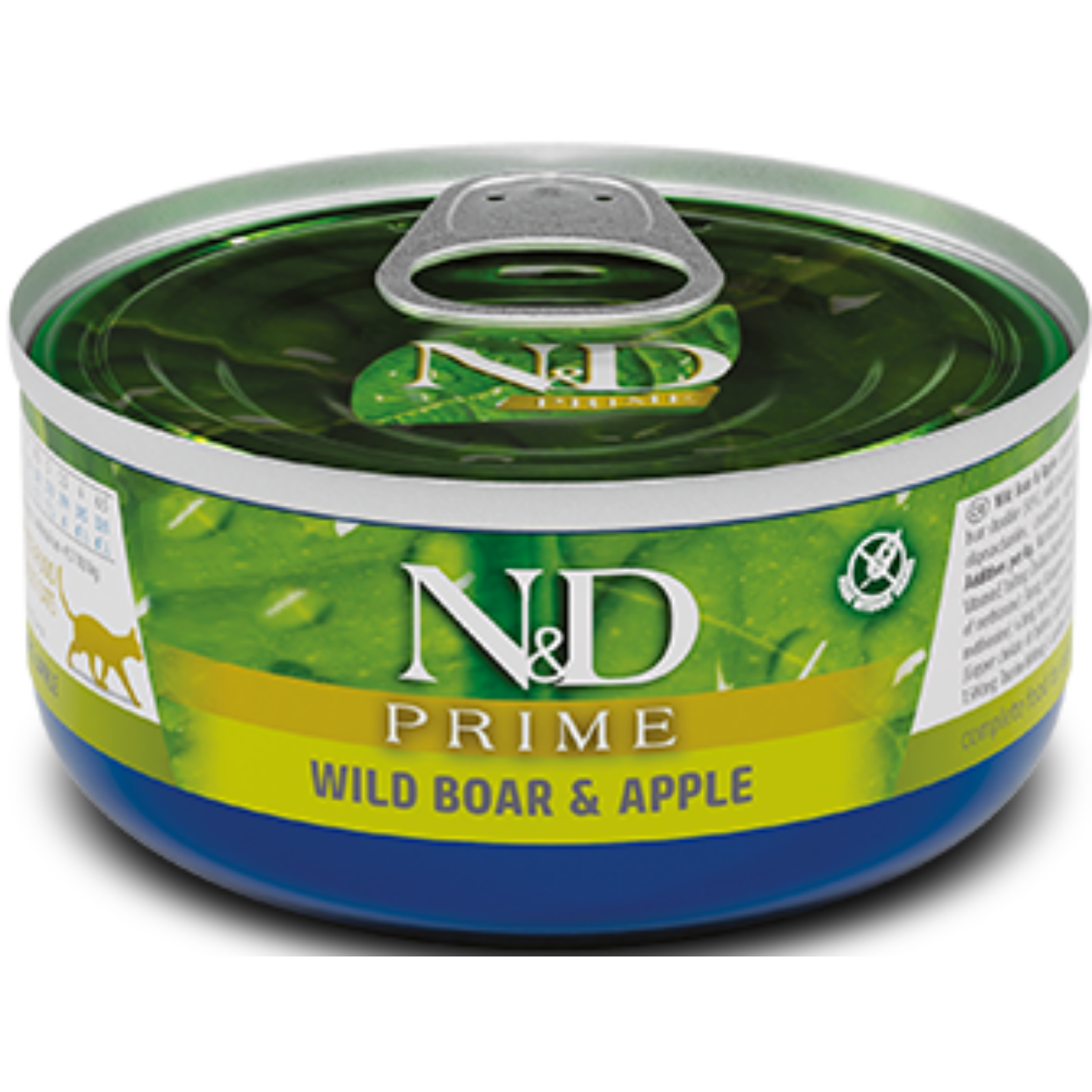 Farmina N&D Prime Grain-Free Boar & Apple Formula Canned Cat Food, 2.5-oz