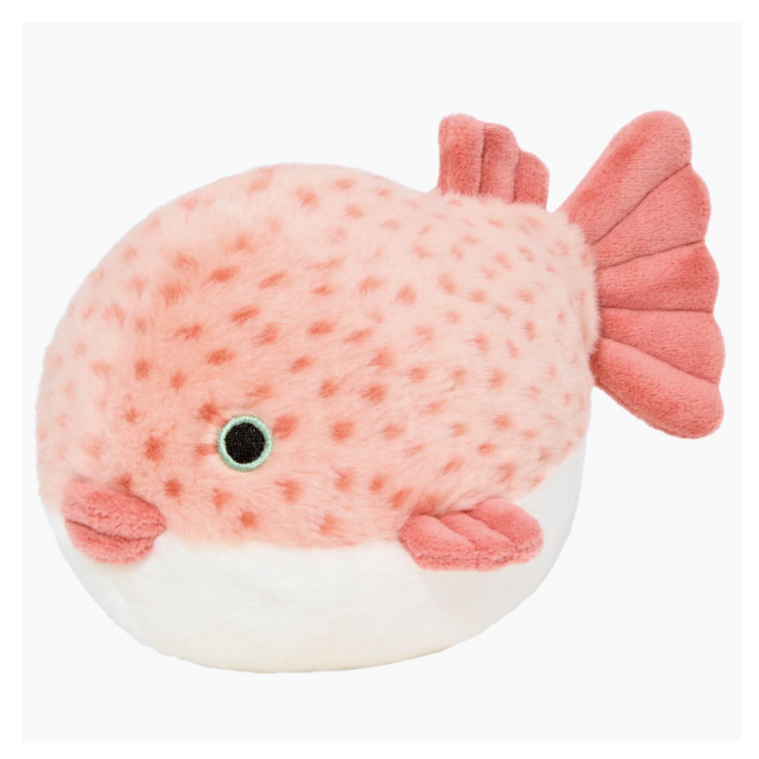 Fluff & Tuff Dottie Puffer Fish Plush Dog Toy