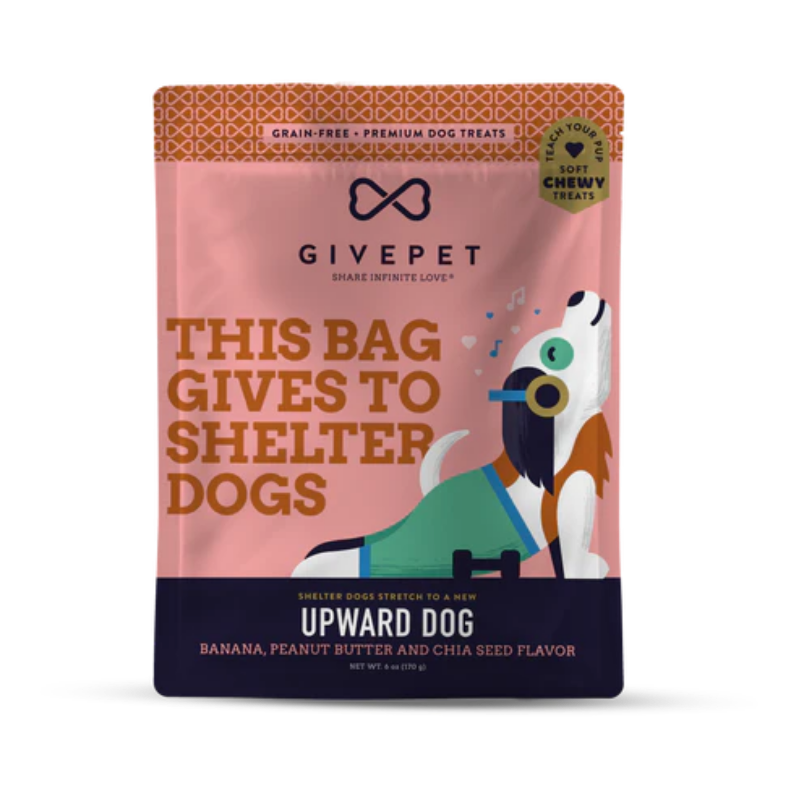 GivePet Upward Dog Soft & Chewy Dog Training Treats 6oz