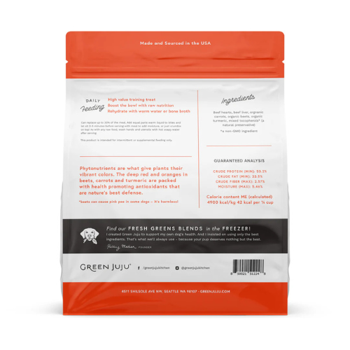 Green Juju Freeze-Dried Beef Bites Topper Dog & Cat Treats