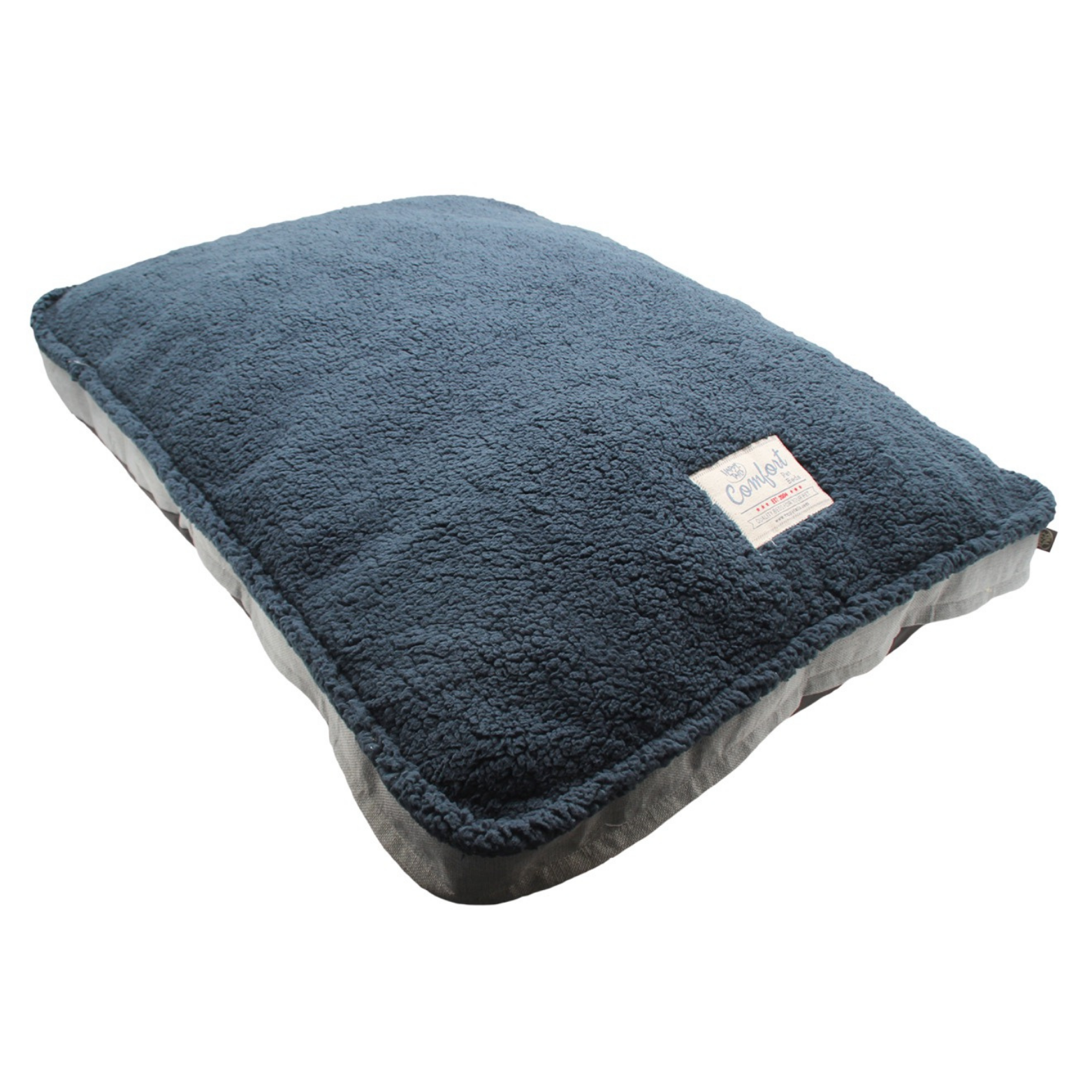 Happy Tails Aspen Retreat Gusset Bed Blue 40x24x23