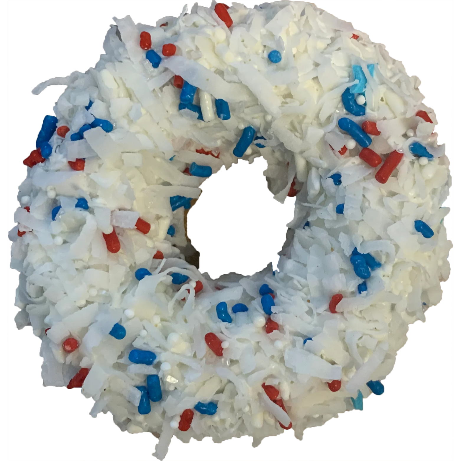 K9 Granola Factory Gourmet Donut, Coconut Sparkle Dog Treat