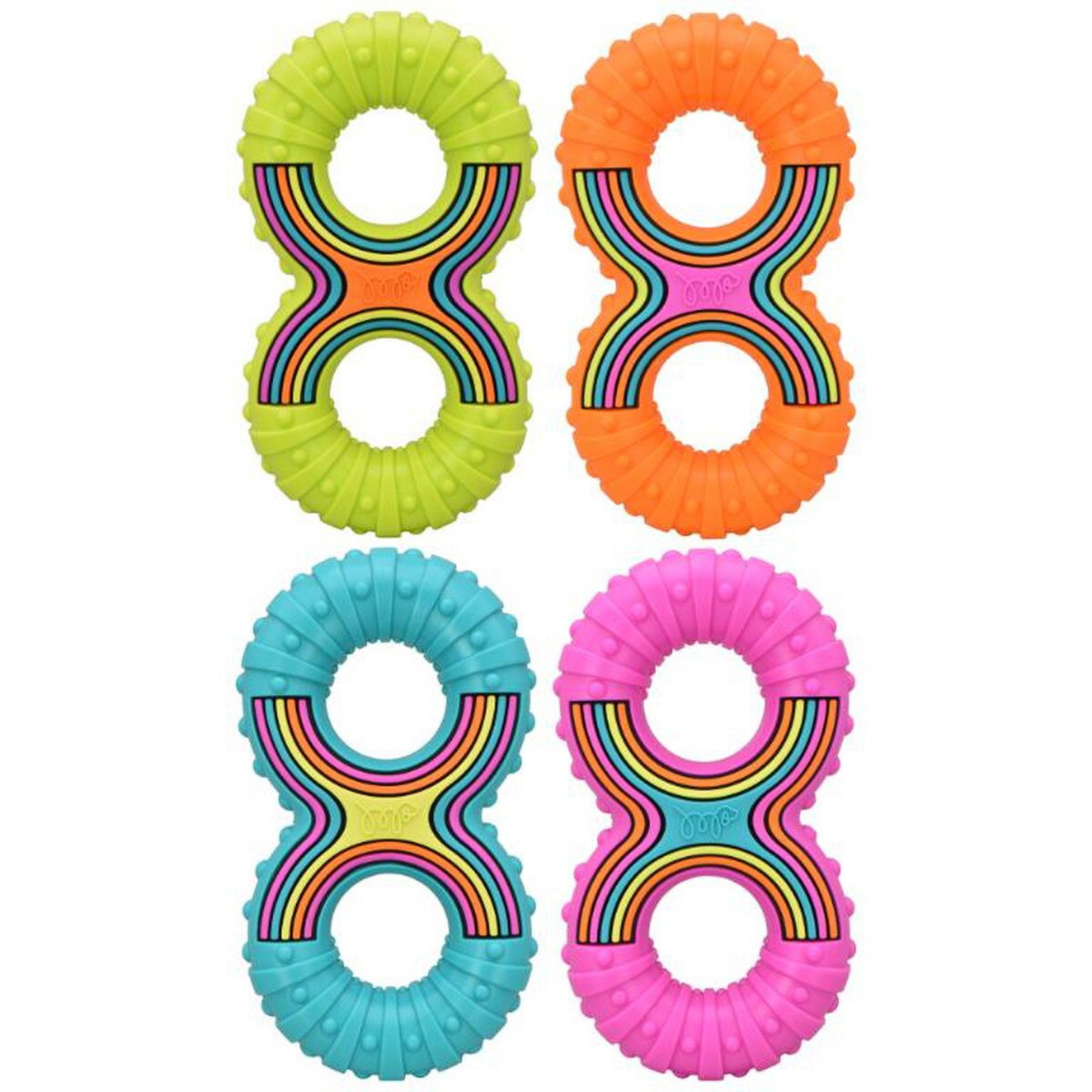 Multipet TPR Figure 8.8" Dog Toy Assorted Colors