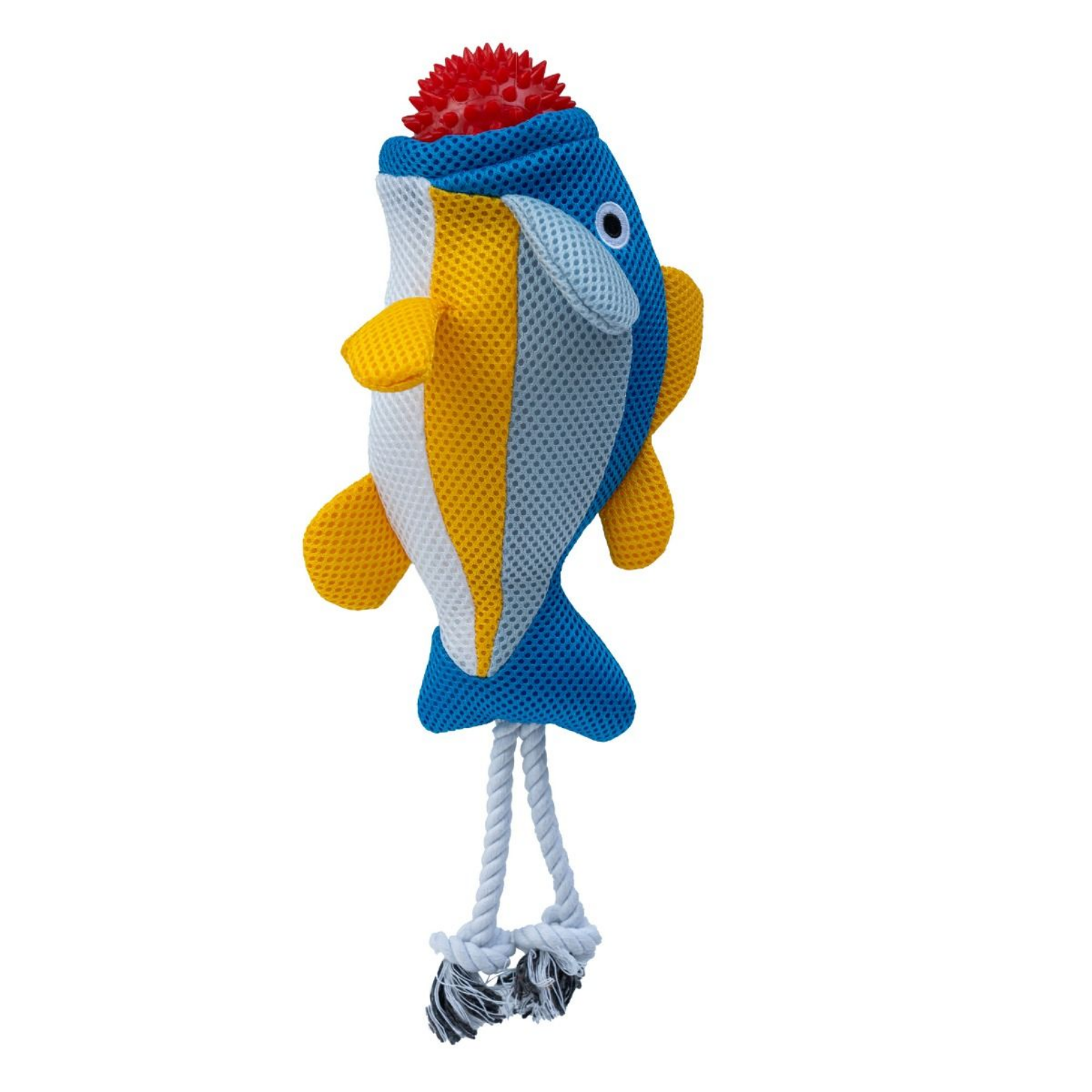 Territory Dog 2-in-1 Toy Yellow Fish - 10 inches