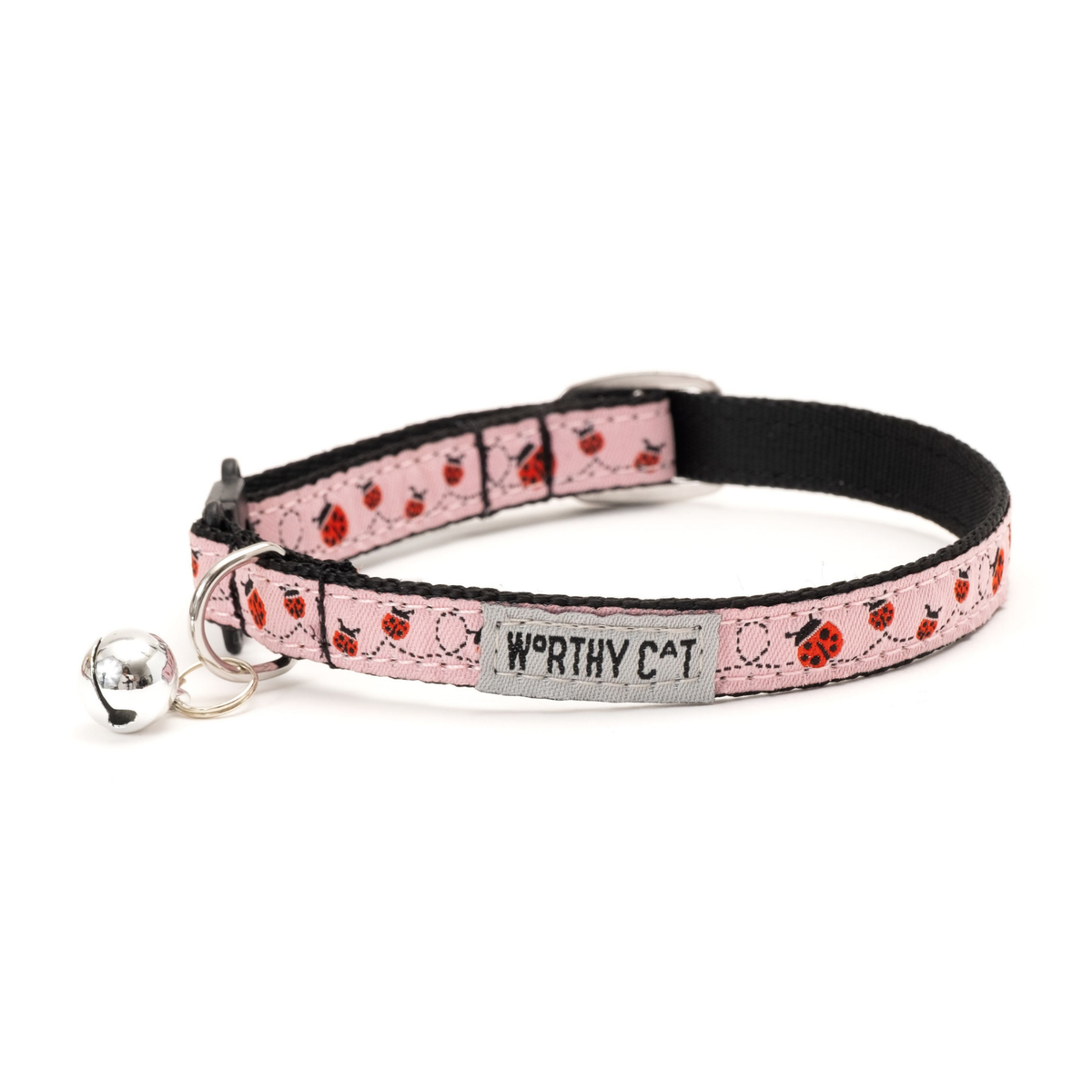 The Worthy Dog Ladybug Cat Collar