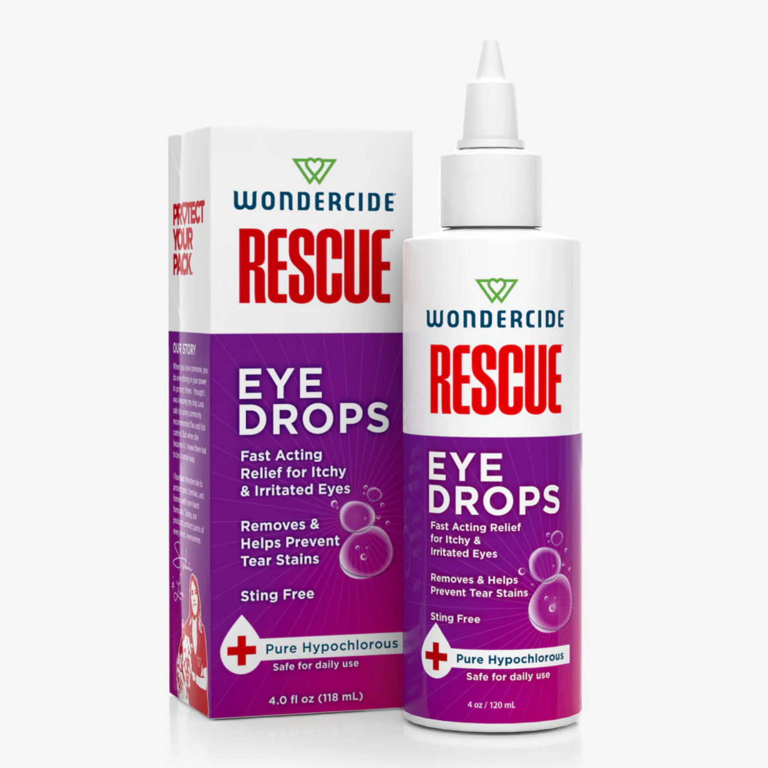 Wondercide Dog & Cat Rescue Eye Drops 4oz