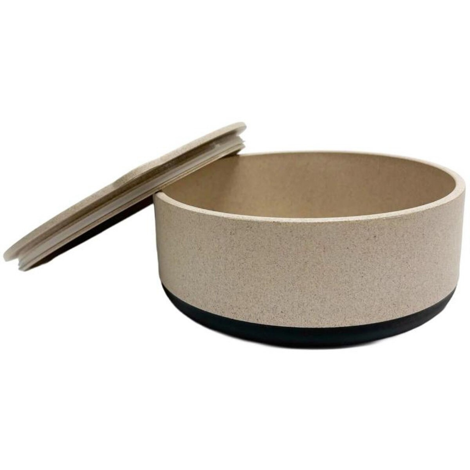 Palz & Co EcoBowl Sandstone Beige Slate Dog Bowl