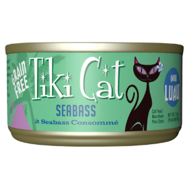 Tiki Cat Oahu Luau Seabass in Seabass Consomme Canned Cat Food - Mutts & Co.