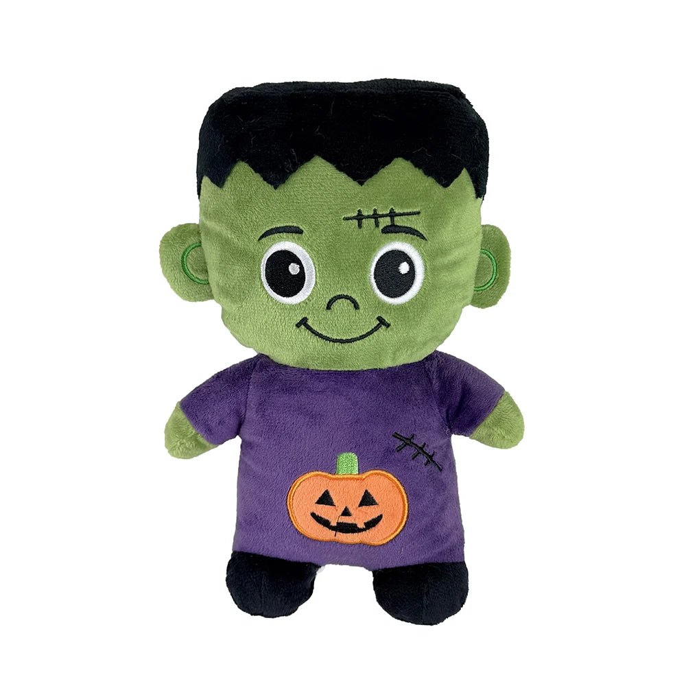 Petlou Spooky Friends Frankenstein Plush Dog Toy 9"