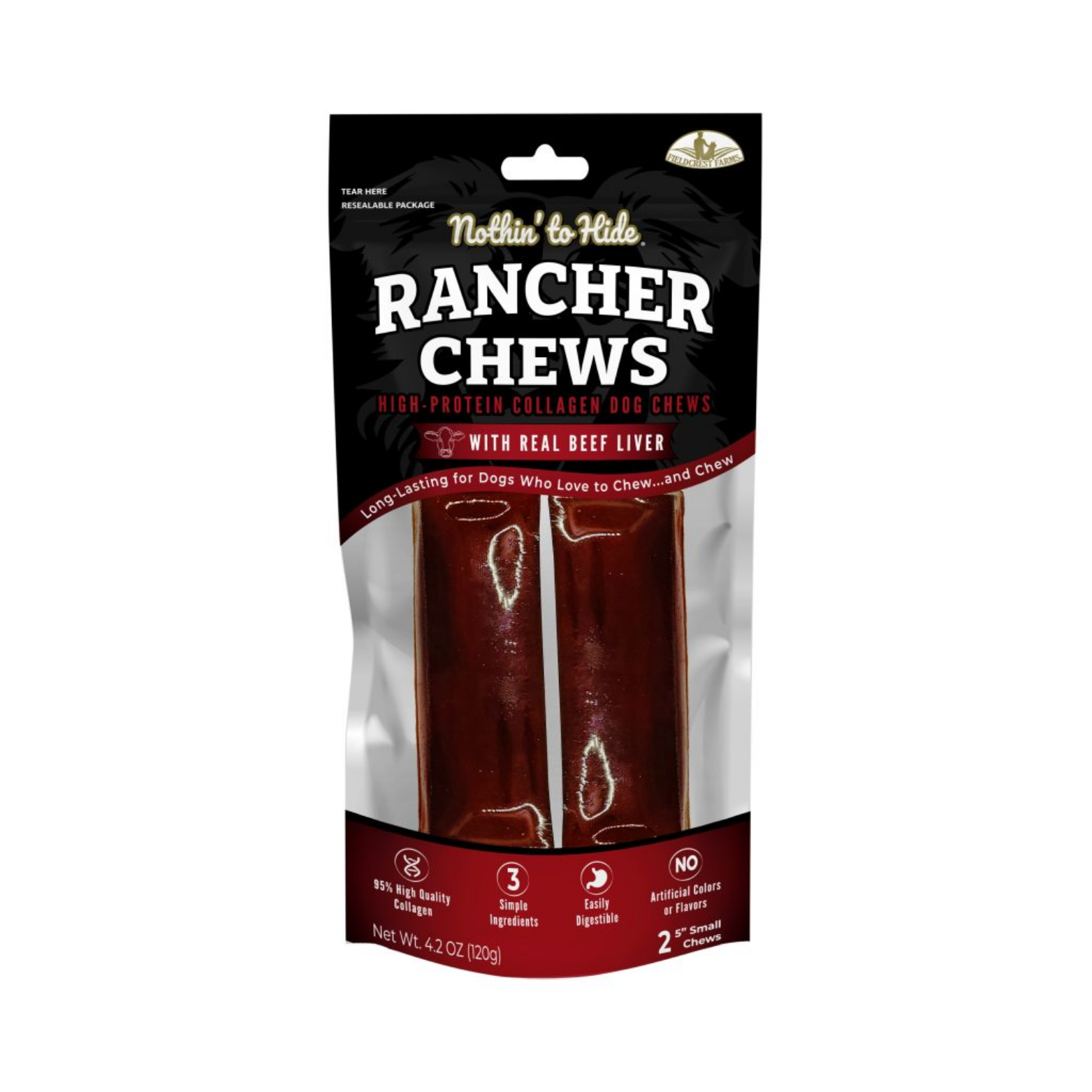 Ethical Pet Nothin' To Hide Beef Flavor Rancher Dog Chews