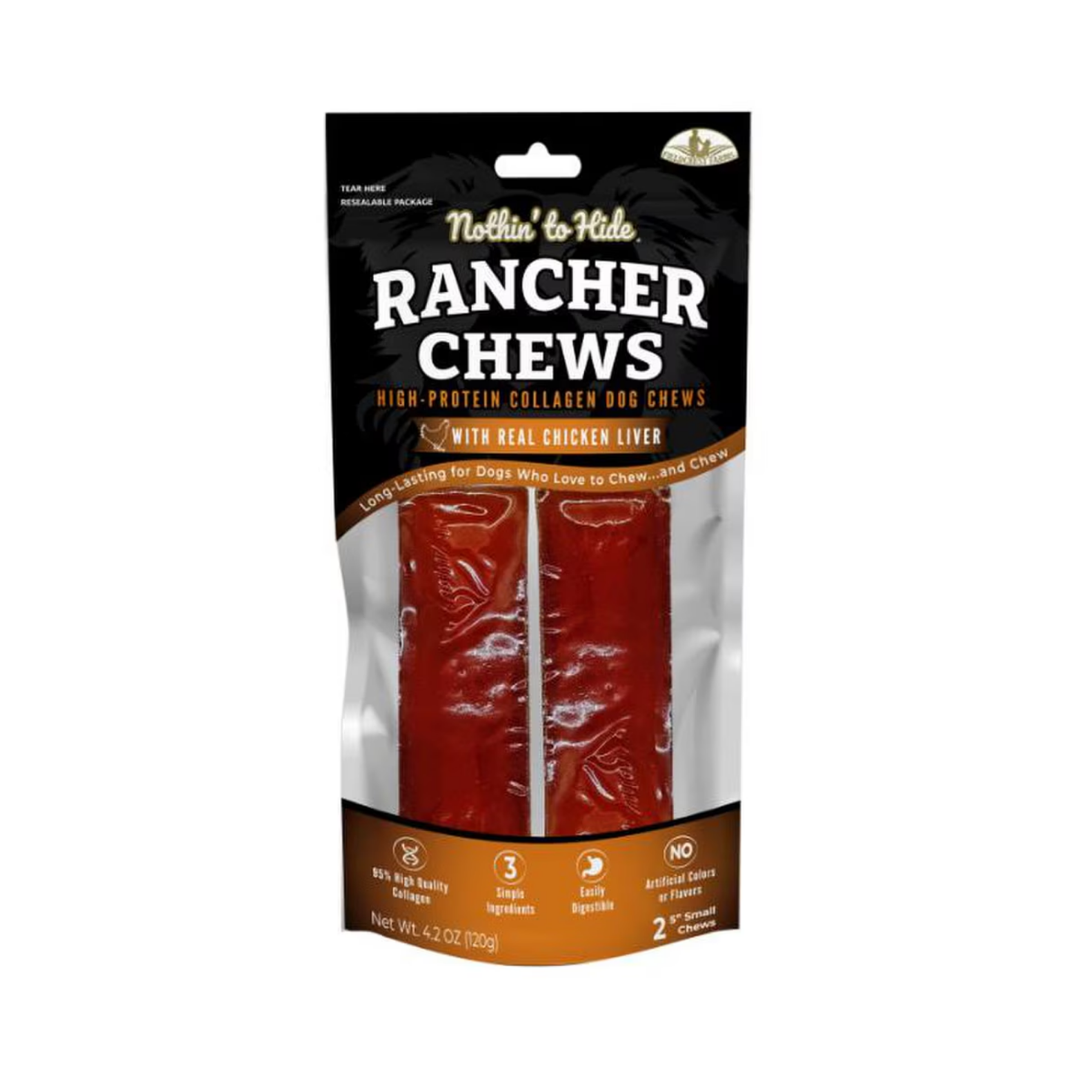 Ethical Pet Nothin' To Hide Chicken Flavor Rancher Dog Chews