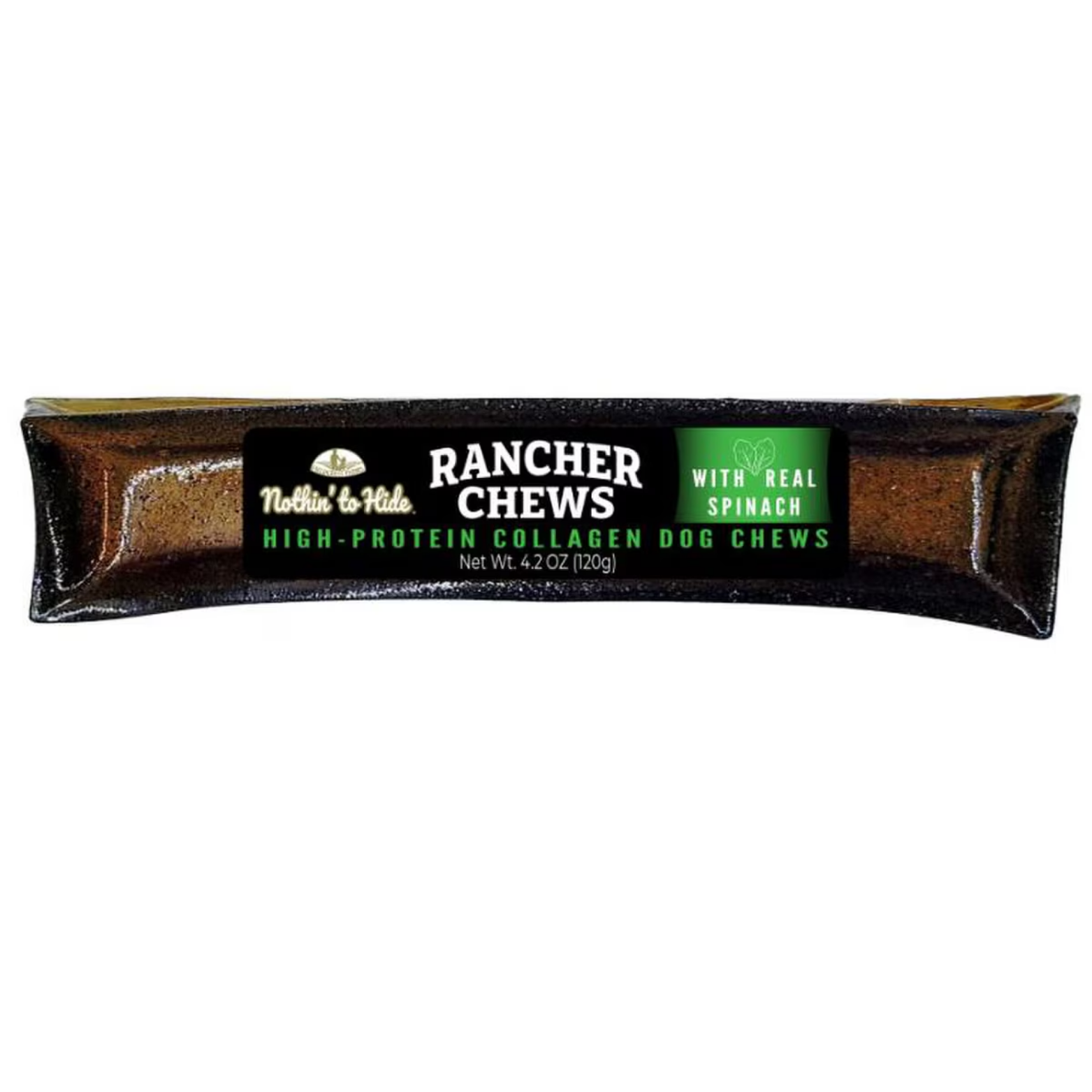 Ethical Pet Nothin' To Hide Spinach Flavor Rancher Dog Chews