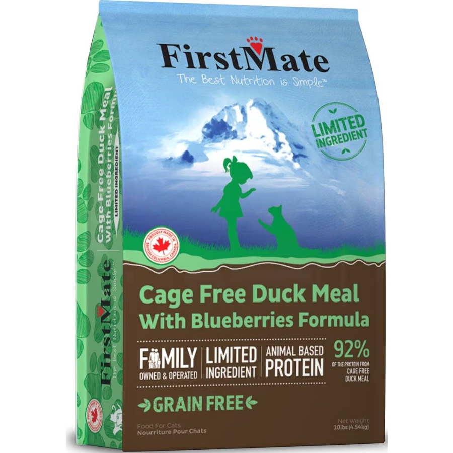 Firstmate Grain-Free Cage Free Duck with Blueberries Cat Food