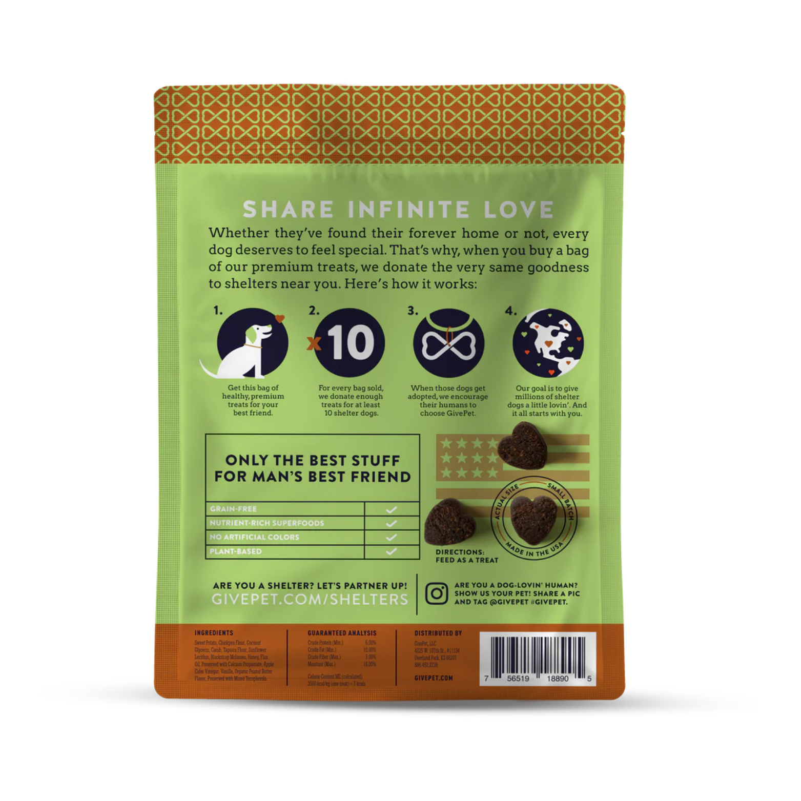 GivePet Beagle Scout Soft & Chewy Dog Training Treats 6oz