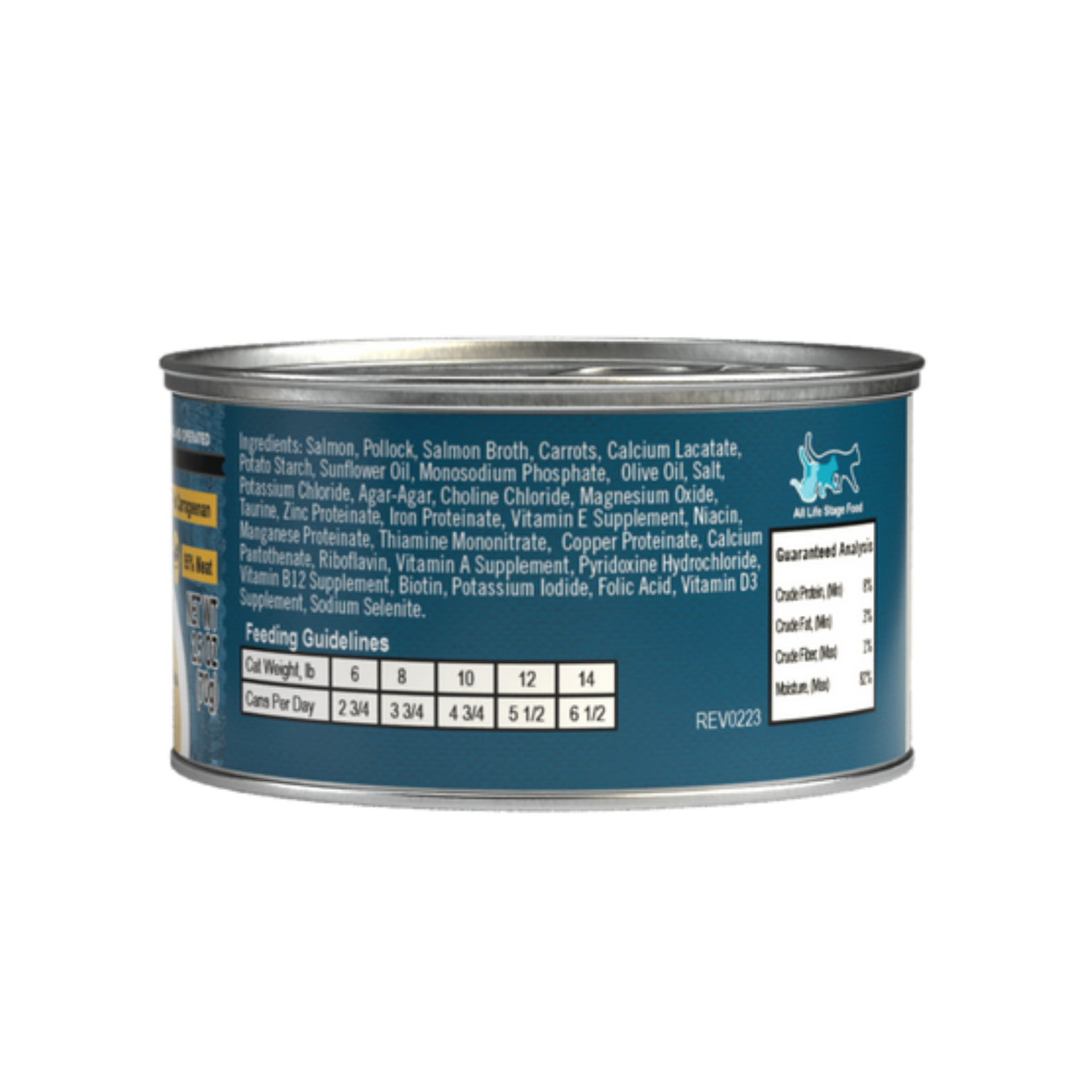 Lotus Just Juicy Salmon & Pollock Stew Grain-Free Canned Cat Food, 2.5 oz
