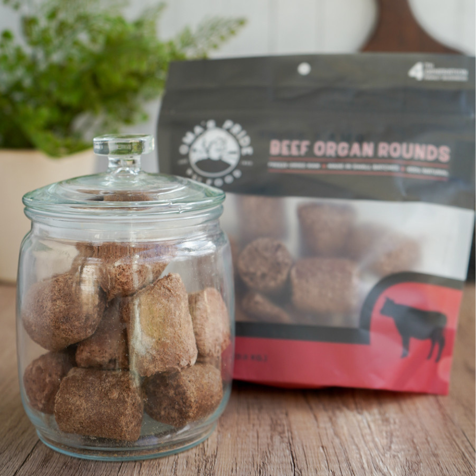 Oma's Pride Beef Organ Rounds Freeze-Dried Dog & Cat Treats