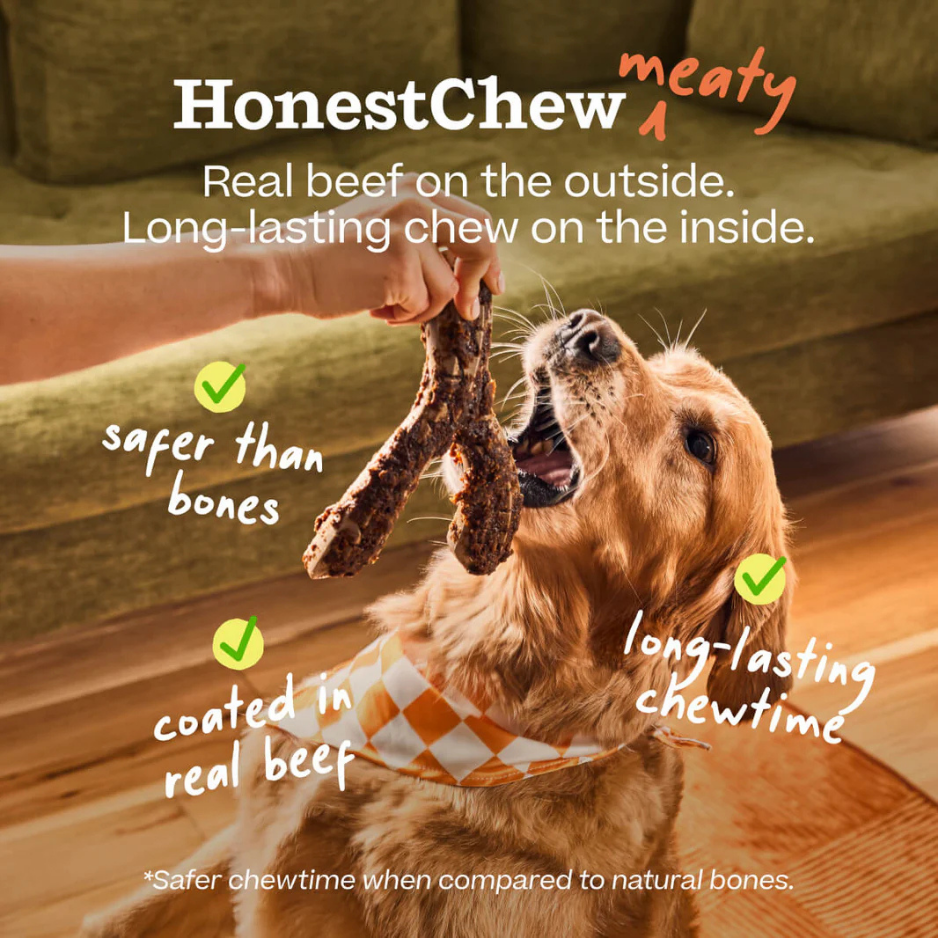 Woof Pet HonestChew Meaty, Antler Dog Chew Toy