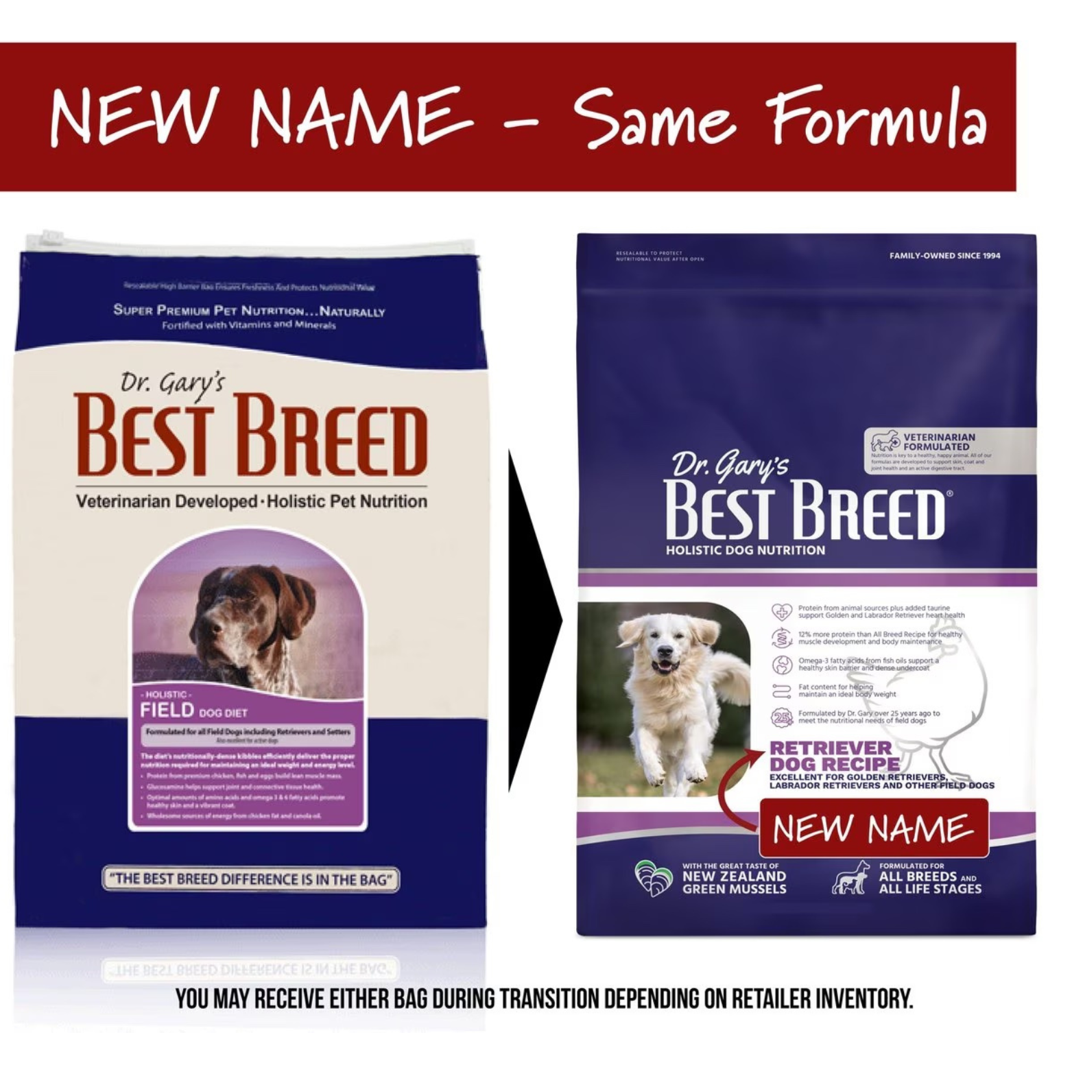Dr. Gary's Best Breed Holistic Retriever Dog Dry Dog Food