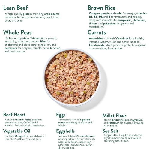 Portland Pet Gently Cooked Rosie's Beef & Rice Dog Food 9oz