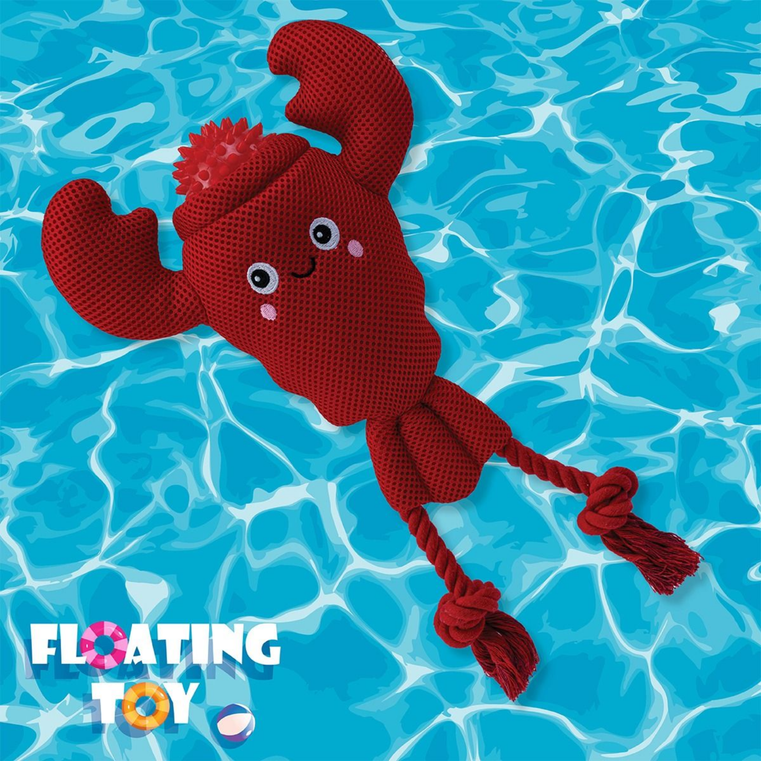 Territory Dog 2-in-1 Toy Lobster - 10 inches