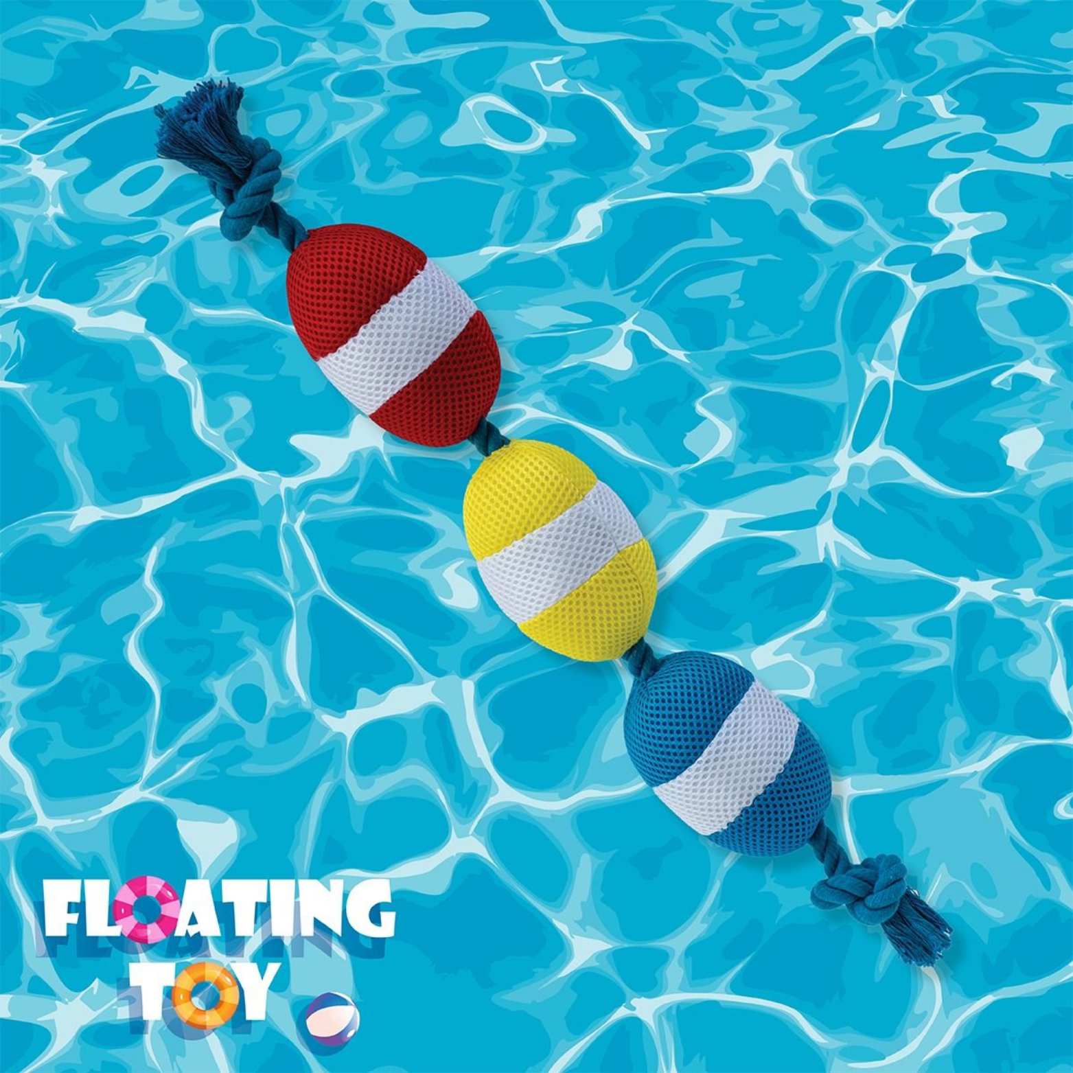 Territory Dog Rope Tug Toy Bouys - 22 inches