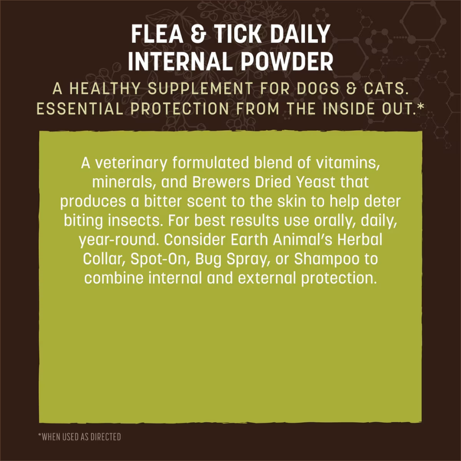 Earth Animal Flea and Tick Internal Powder 1lb