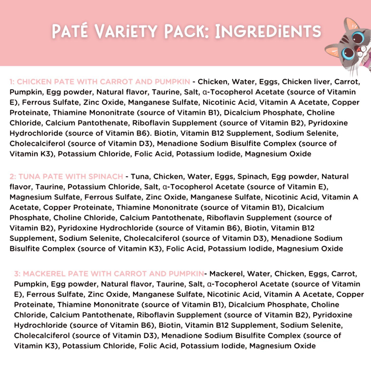 Love, Nala Paté Variety Pack Grain-Free Adult Wet Cat Food 2.8 oz, Case of 12