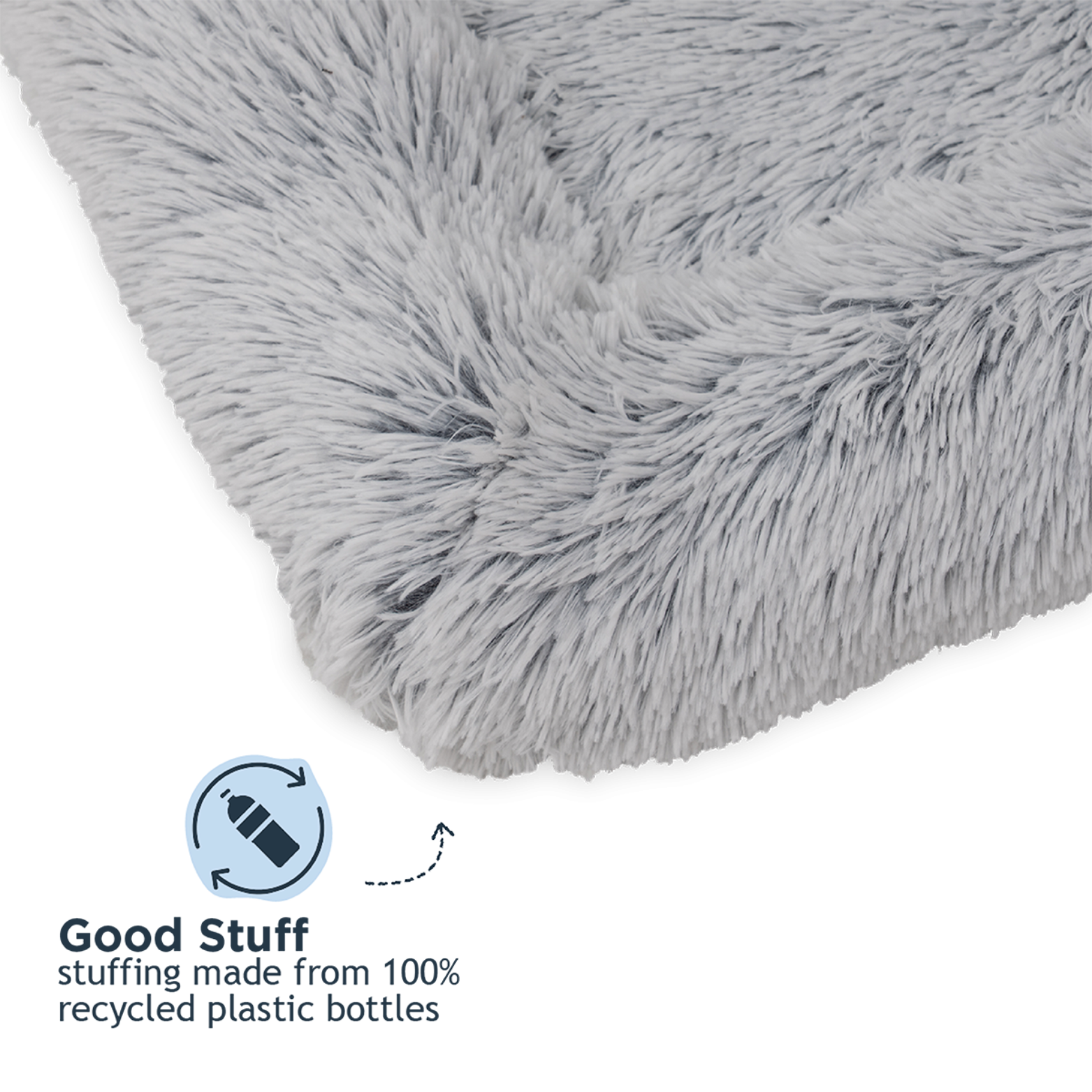 Tall Tails Cuddle Crate Dog & Cat Bed, Grey