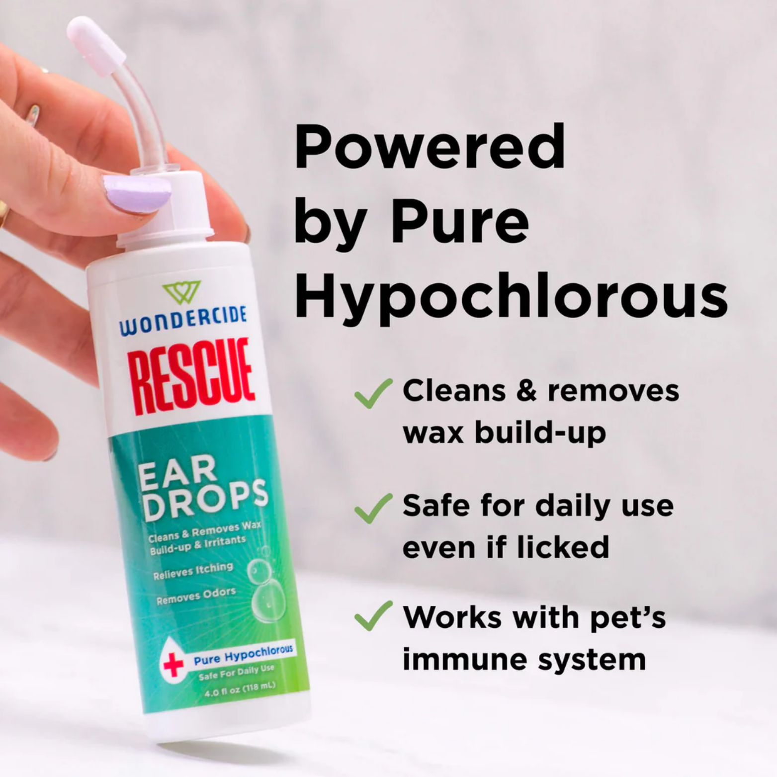 Wondercide Dog & Cat Rescue Ear Drops 4oz