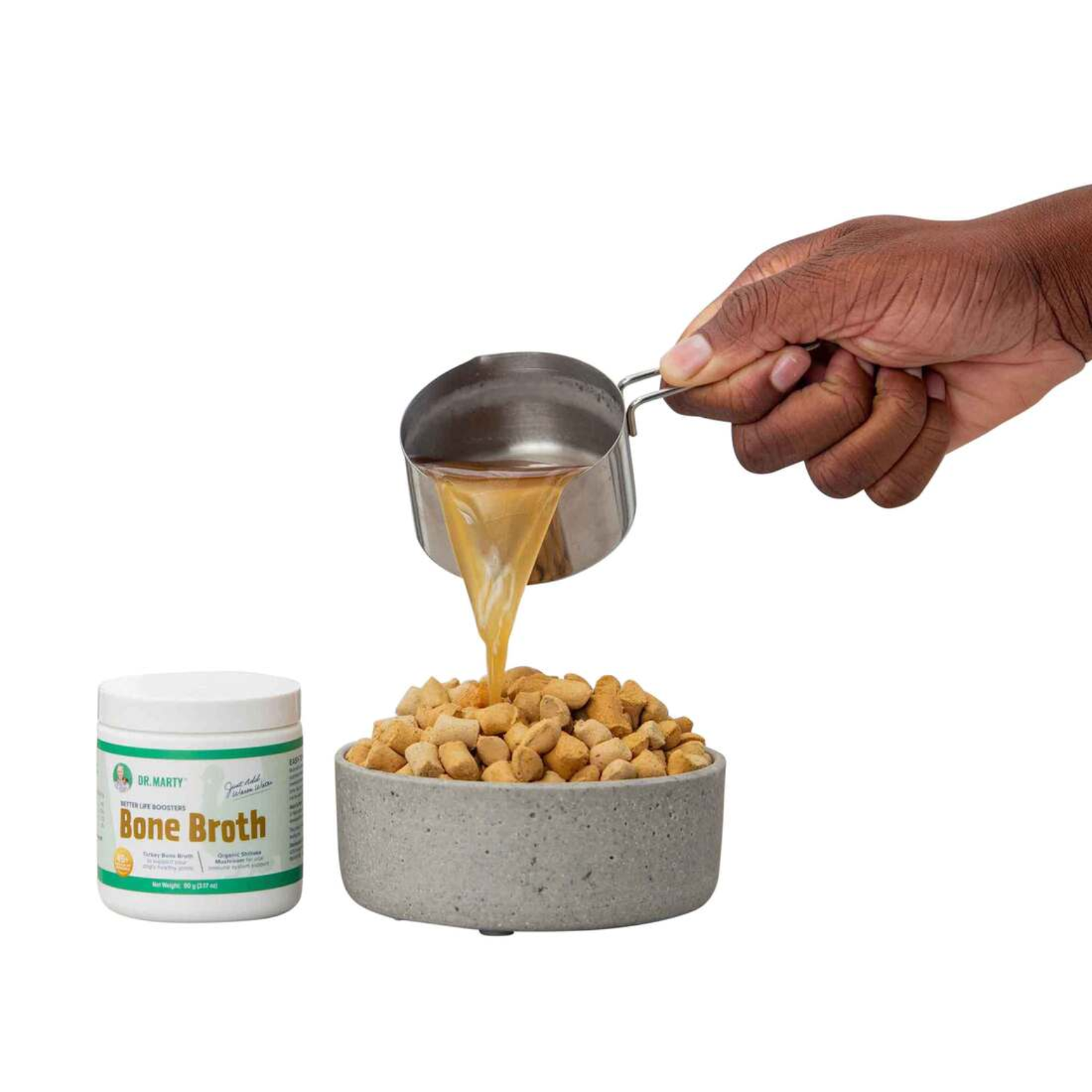 Dr. Marty Better Life Boosters Turkey Bone Broth Powder for Dogs 3.17 oz