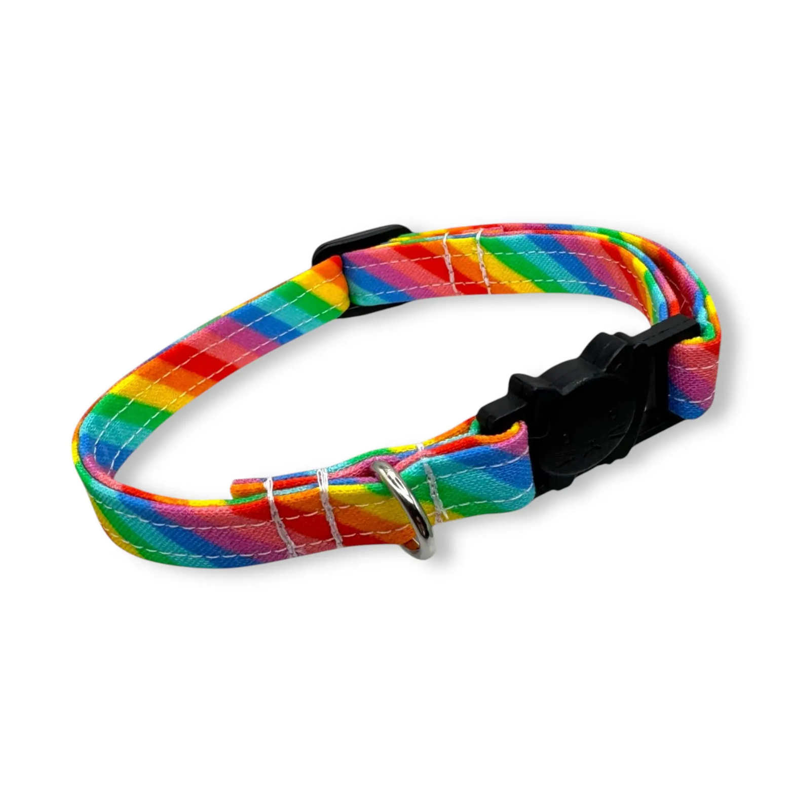 Aloha Ellie & Co. Rainbow Adjustable Breakaway Cat Collar
