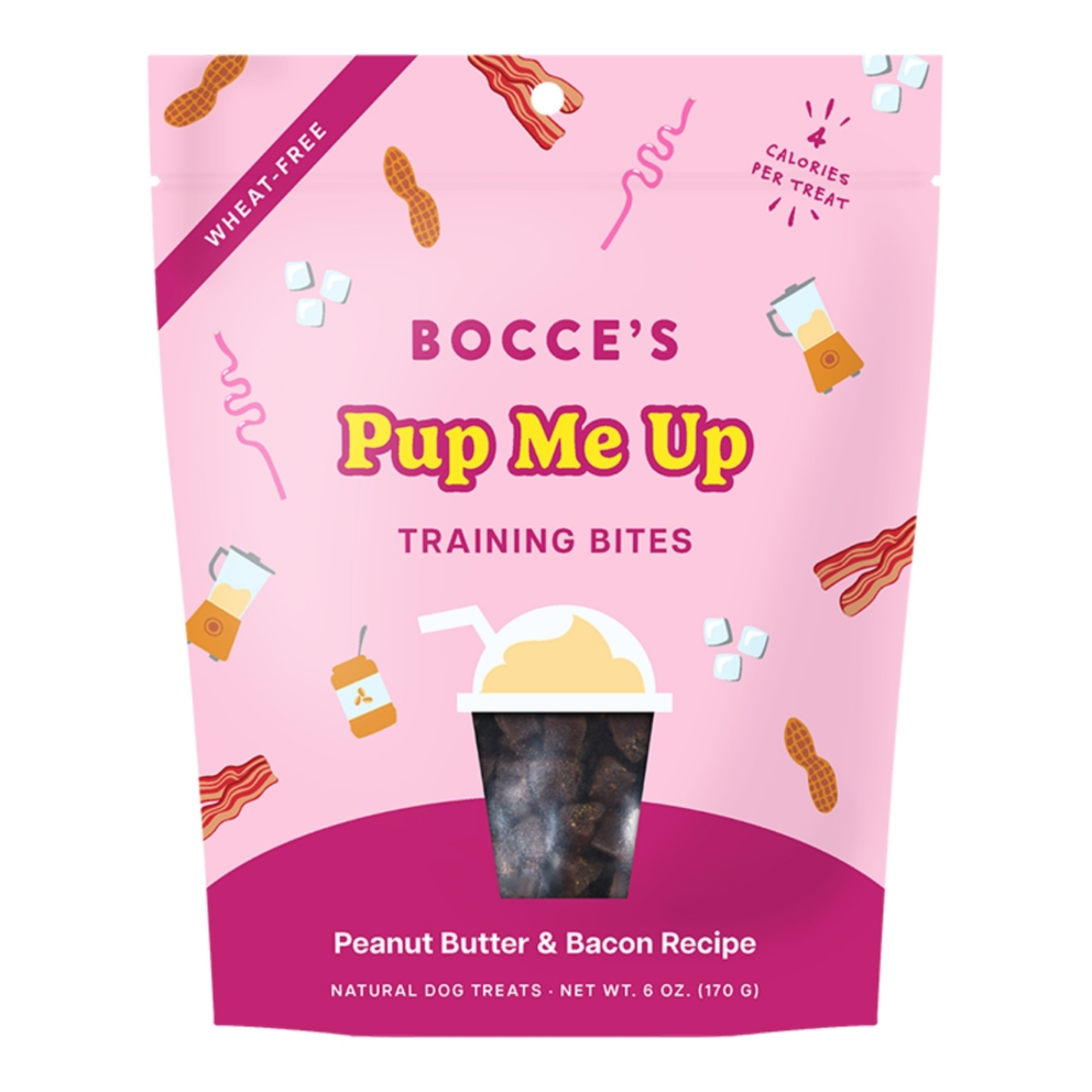 Bocce's Bakery Pup Me Up Training Bites Dog Treats 6 oz