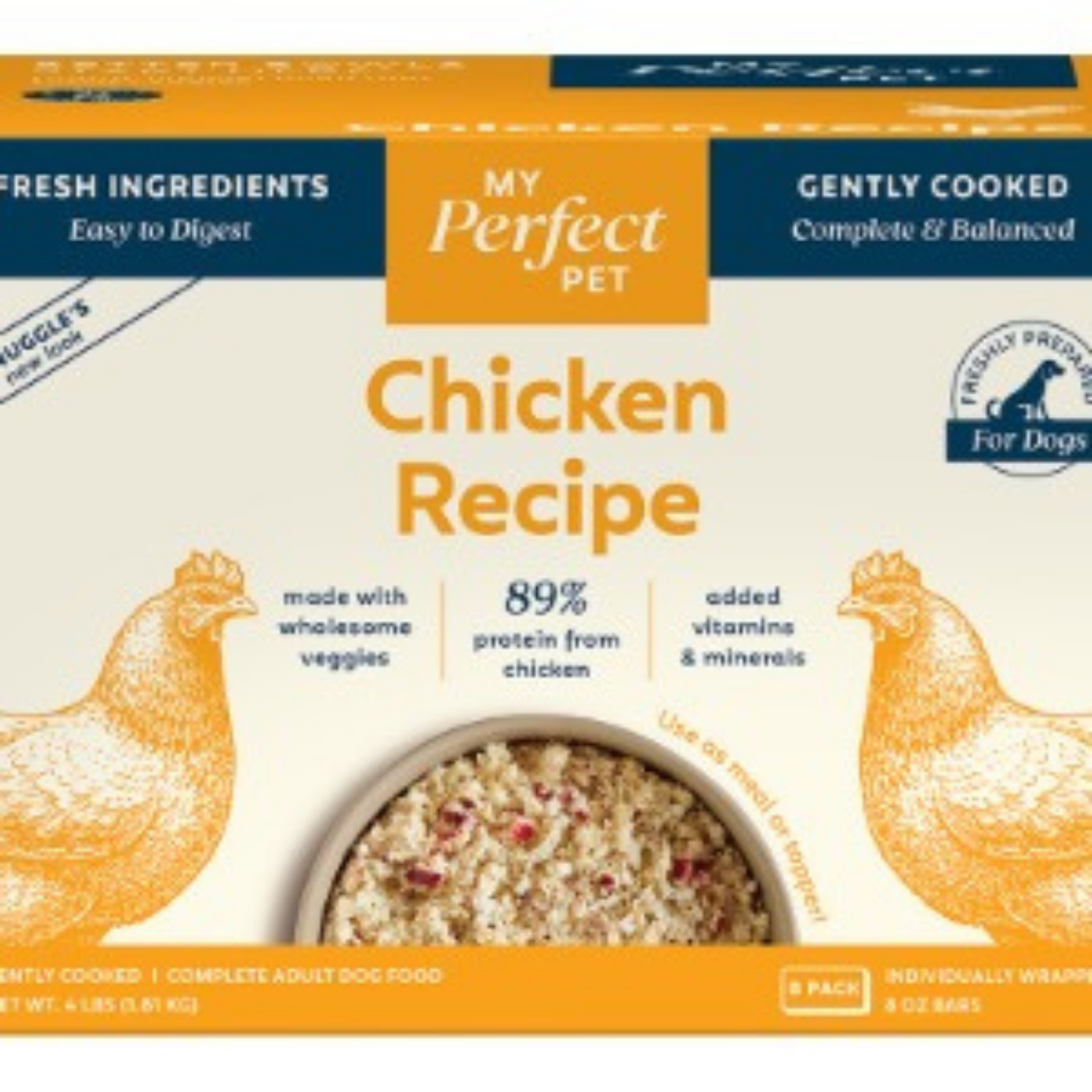 My Perfect Pet Snuggles Chicken & Rice Blend Gently Cooked Dog Food
