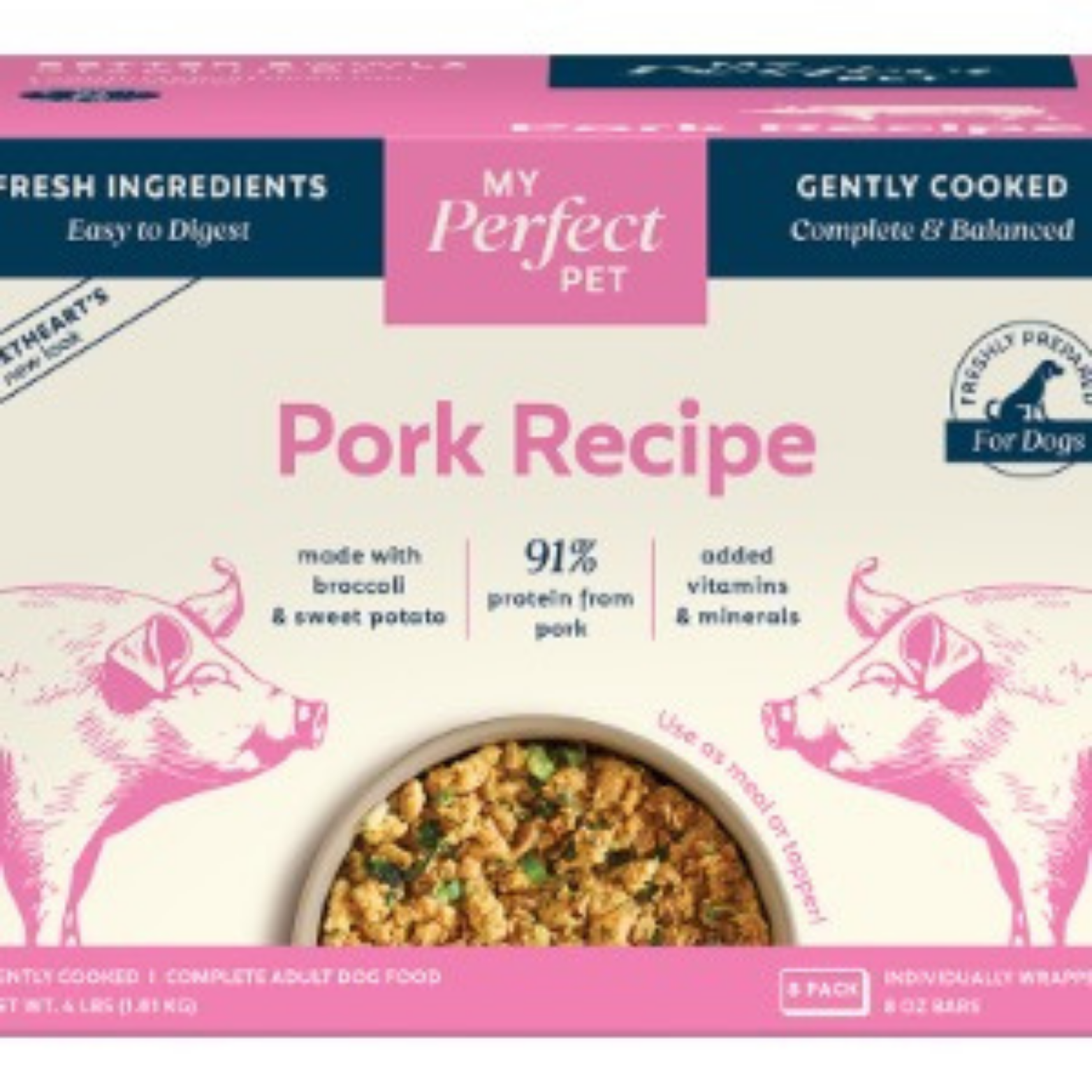 My Perfect Pet Sweetheart's Pork Blend Gently Cooked Dog Foods